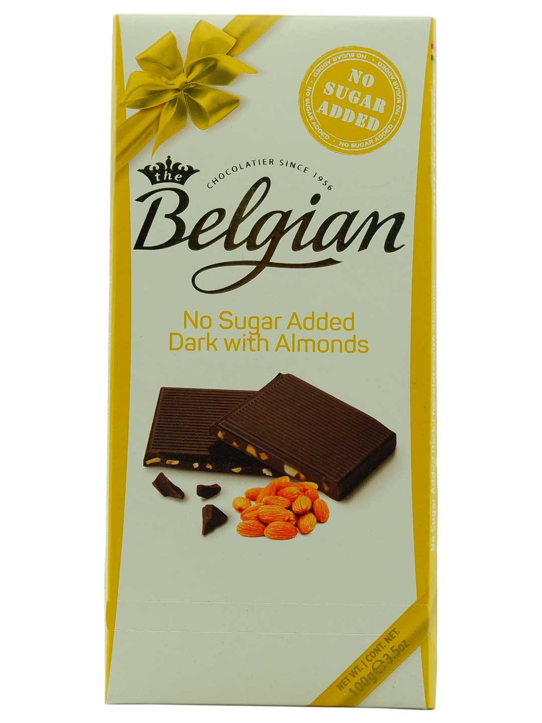 Nsa Bar Belgian Bar No Sugar Added Dark Almonds | myaeon2go