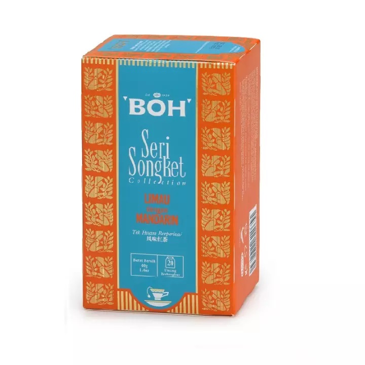 Boh Seri Songket Teabag Lemon Mandarin