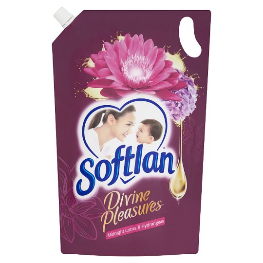 Softlan Fabric Softener Midnight Lotus Refill 1.5L