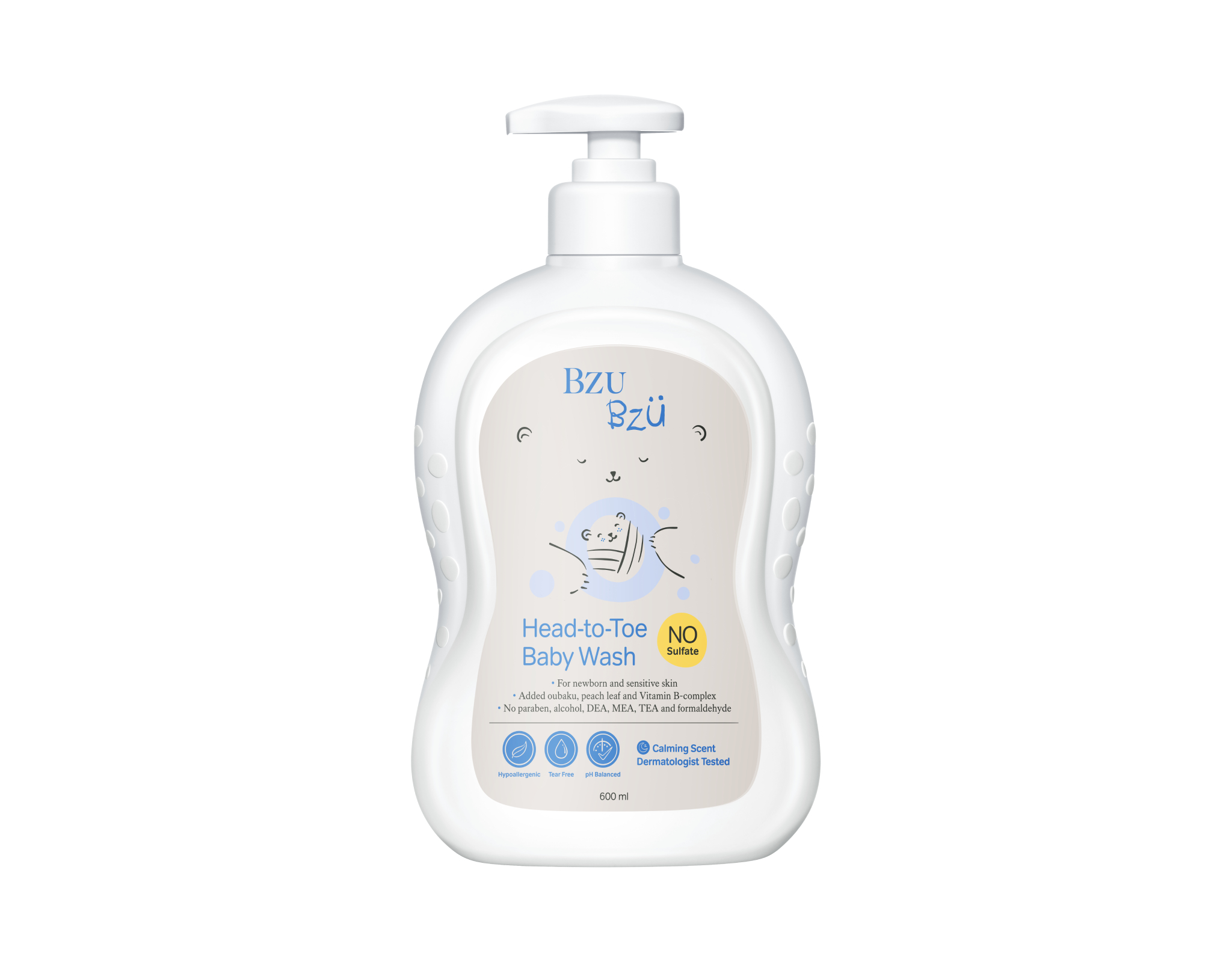 Bzu Bzu Head-To-Toe Baby Wash