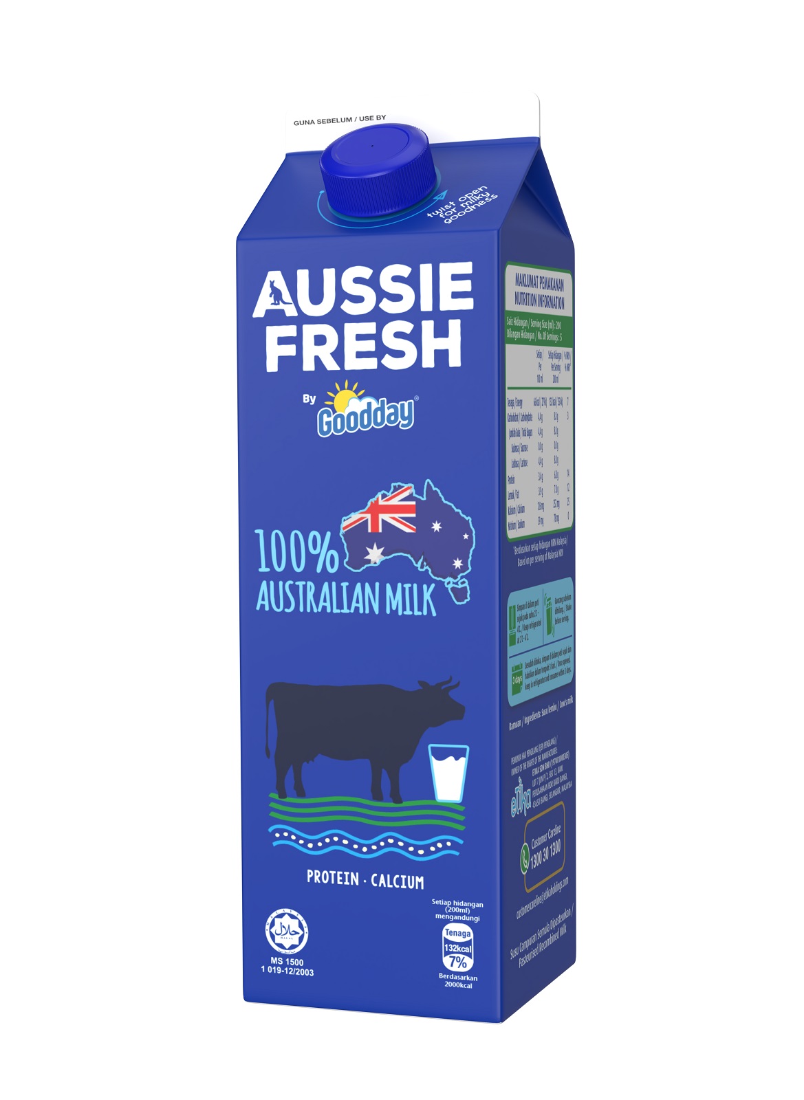 Goodday Aussie Fresh Milk, 1 liter