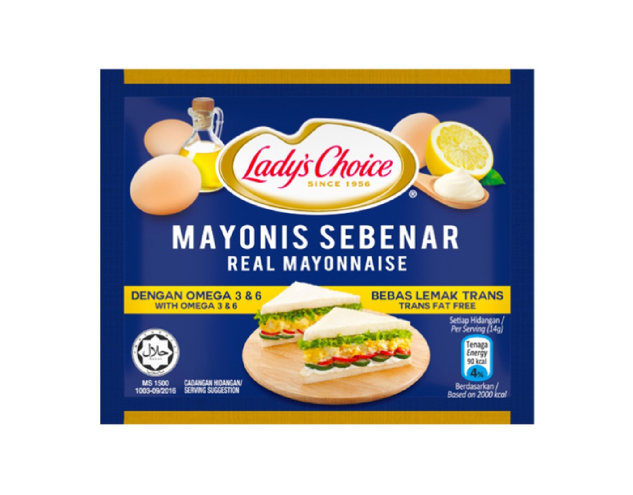 Lady's Choice Mayonnaise Sebenar (Sachet)