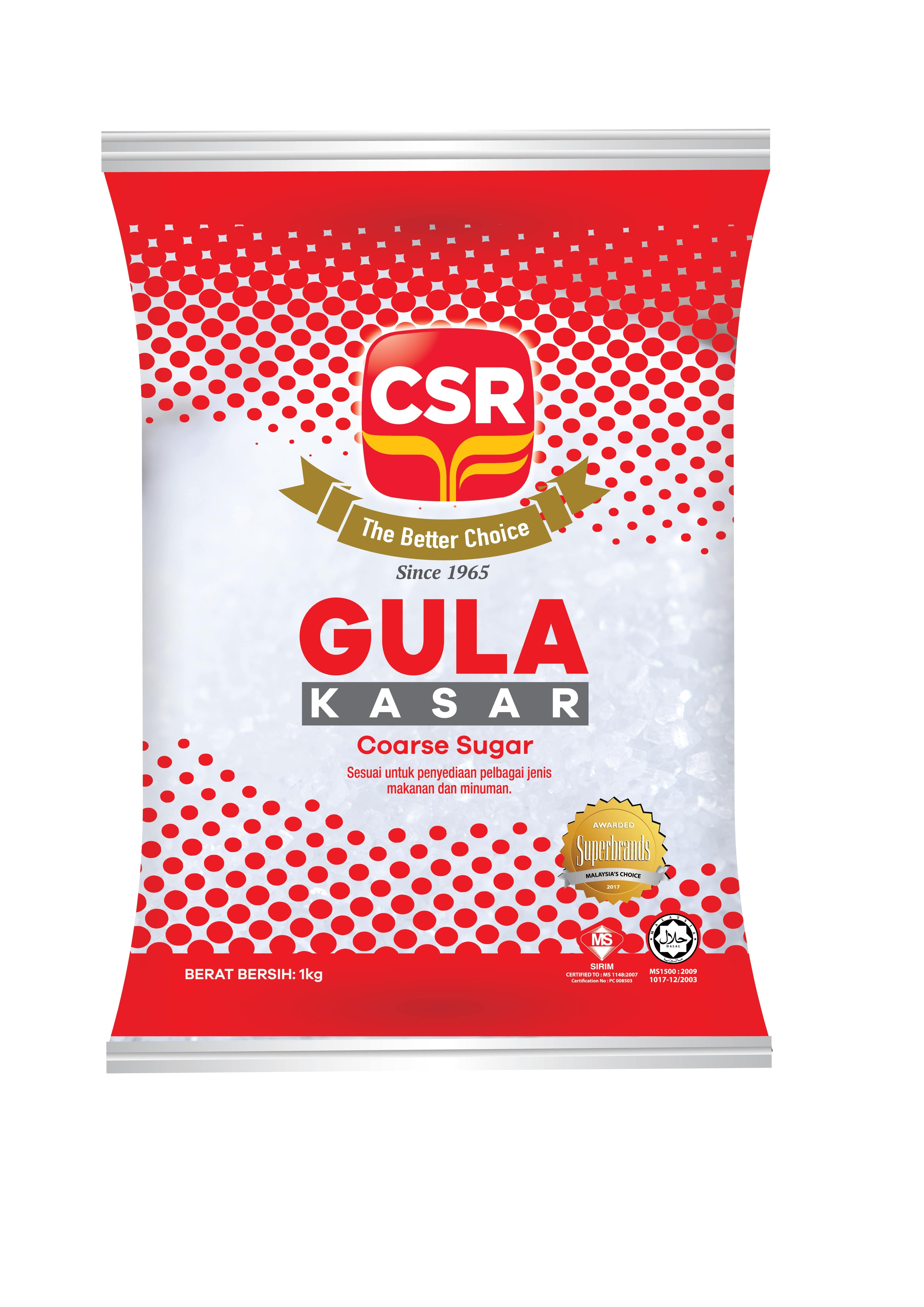 Csr Malaysia Coarse Sugar, 1kg