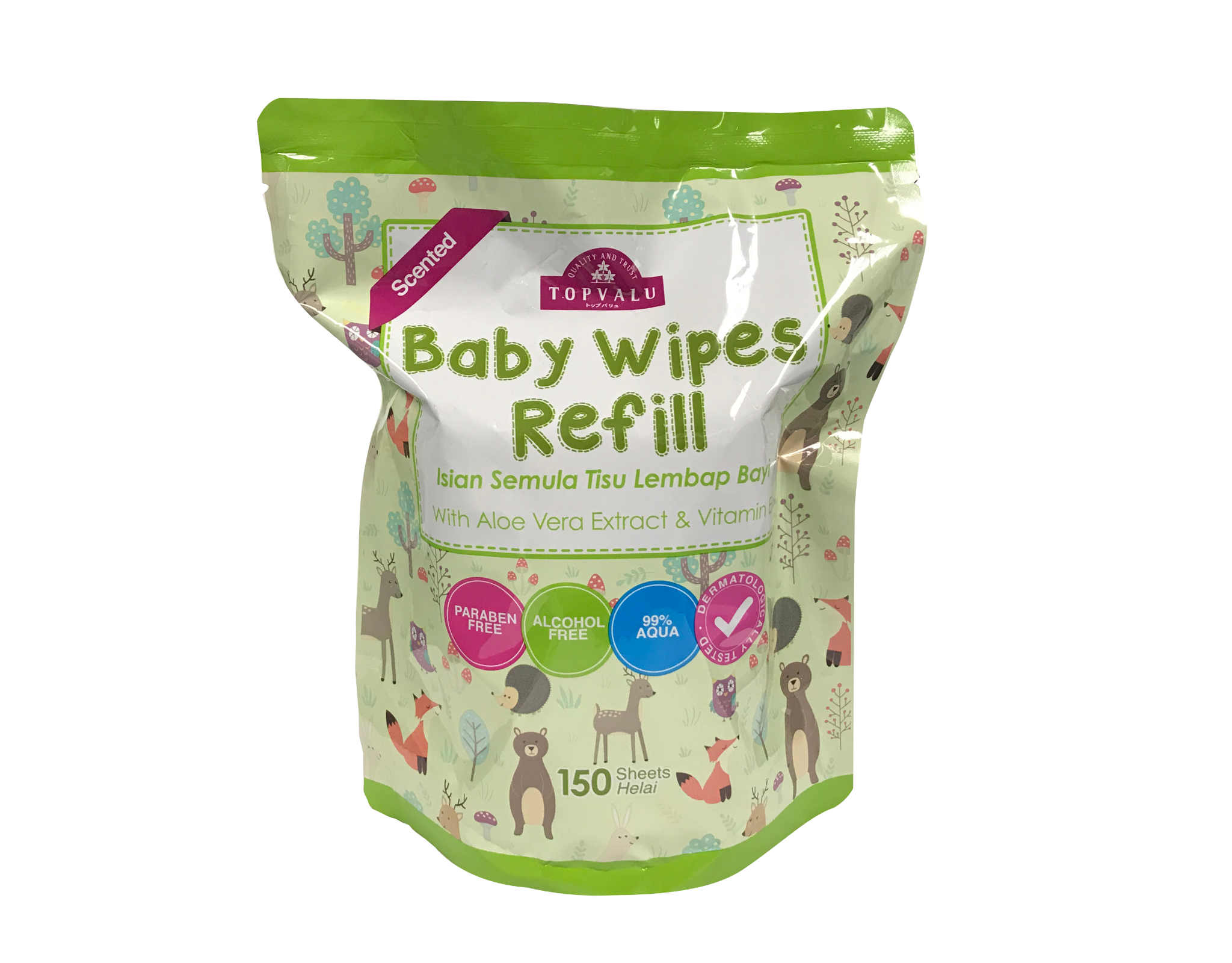 Topvalu Baby Wipes Scented Refill