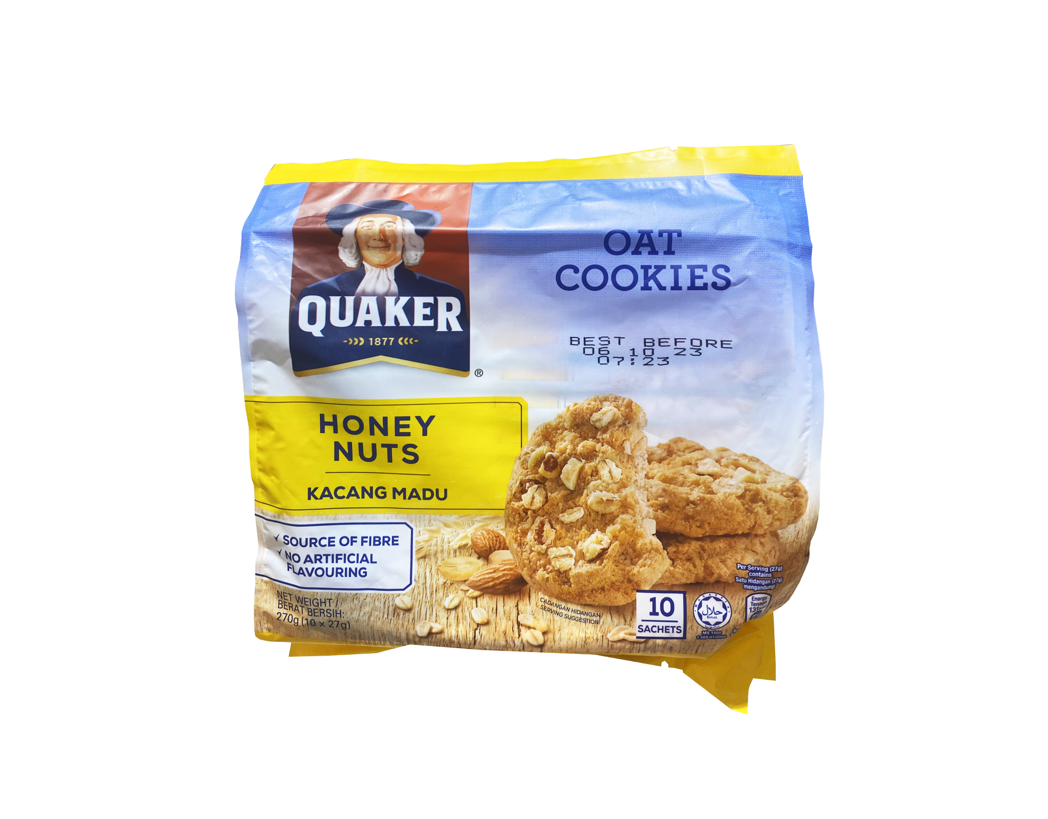 Quaker Oats Cookies Honey Nuts, 270 g