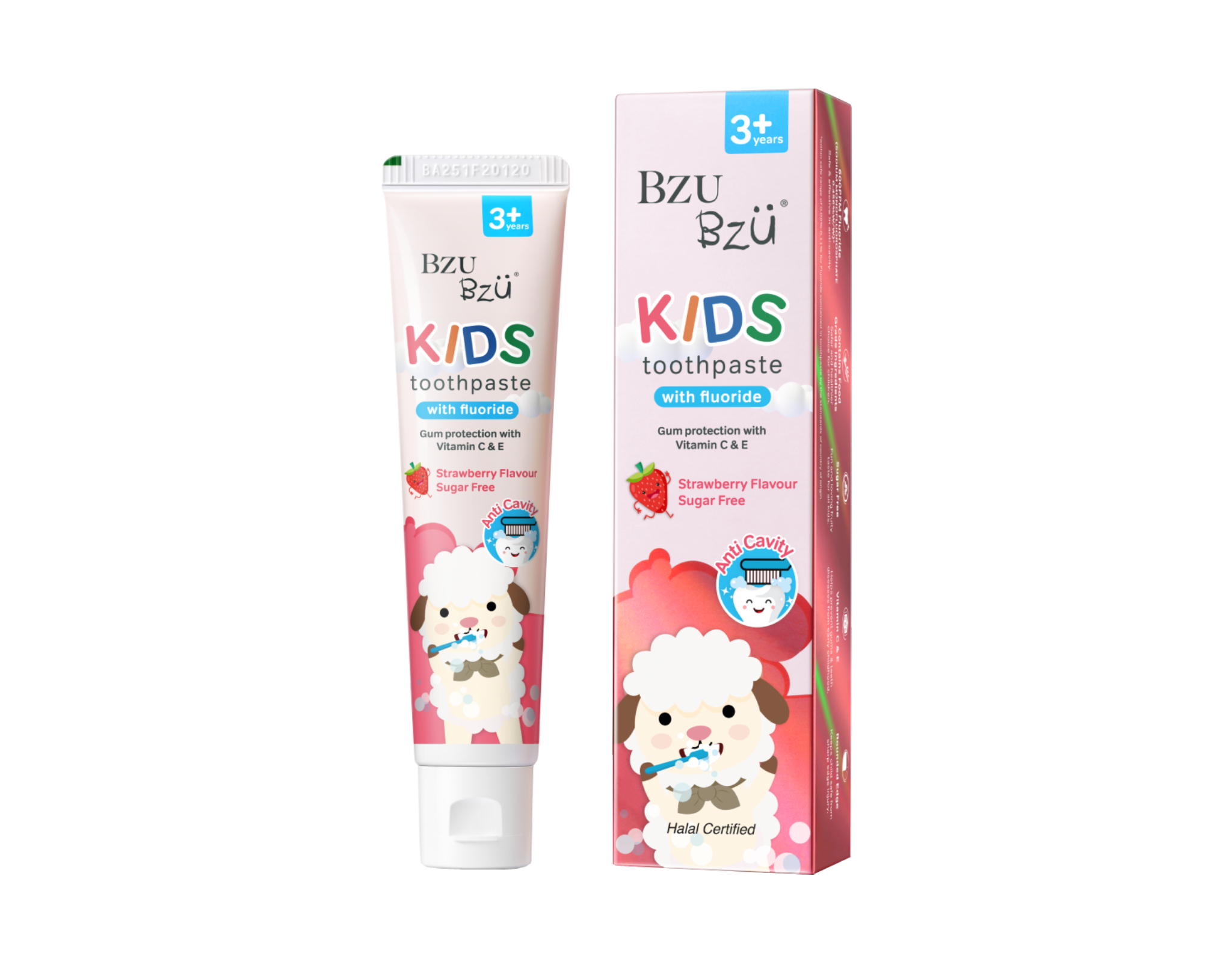 Bzu Bzu Kids Toothpaste Strawberry Flavour