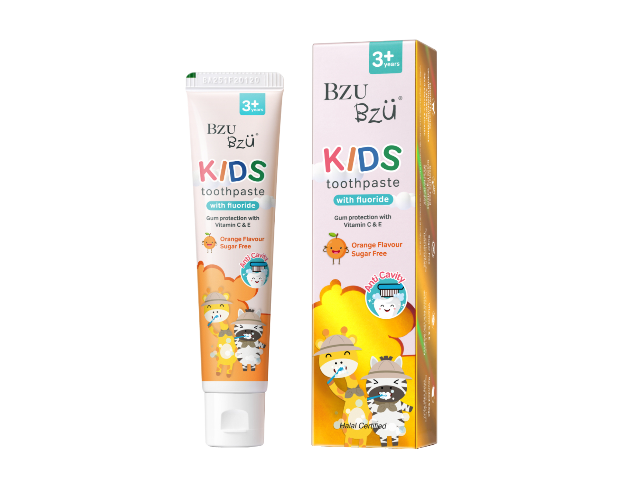 Bzu Bzu Kids Toothpaste Orange Flavour
