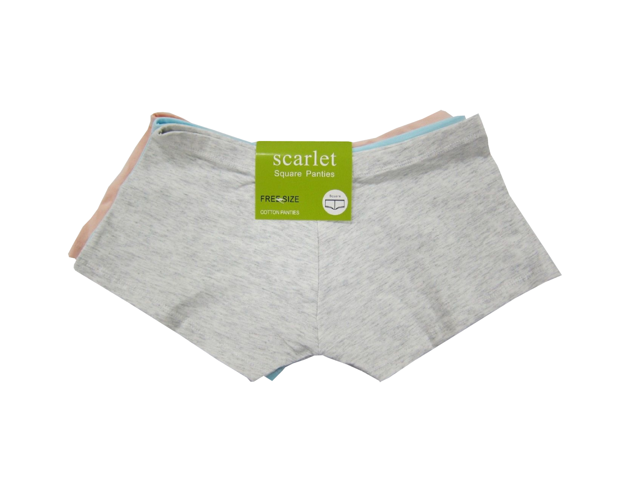 Scarlet Intimates [RANDOMLY PICK] Ladies Panties Square Cotton Spandex ...