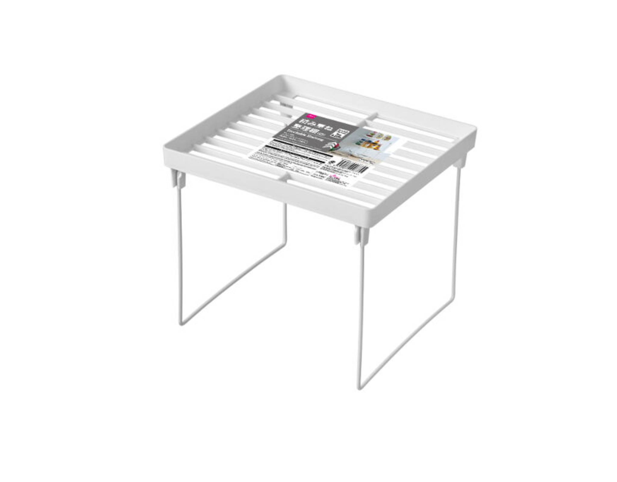 Daiso Stackable Shelving White | myaeon2go