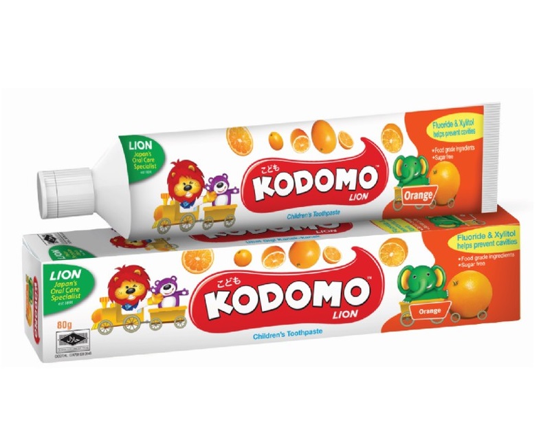 Kodomo Lion Toothpaste Orange