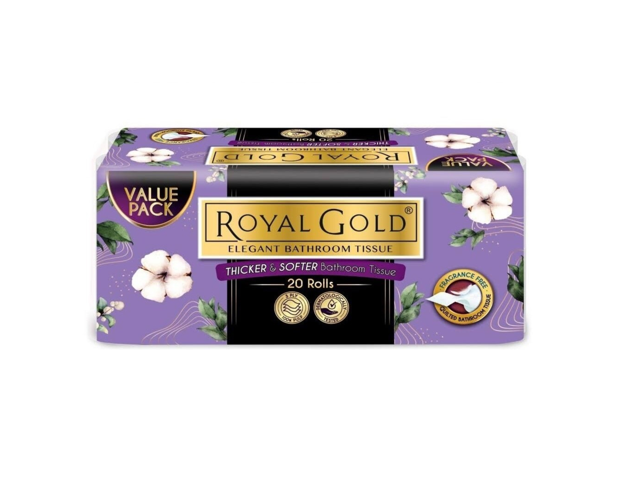 Royal Gold Luxurios Toilet Roll 200pcs x 20
