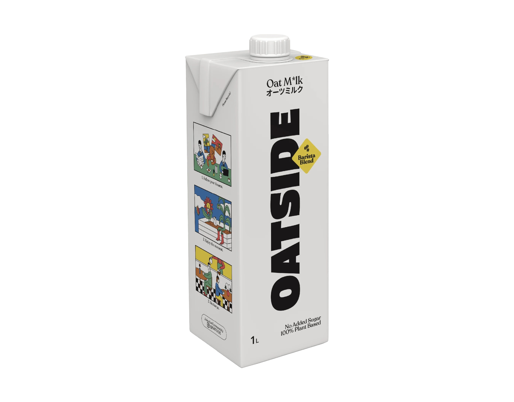 Oatside Barista Oat Milk Original 1L