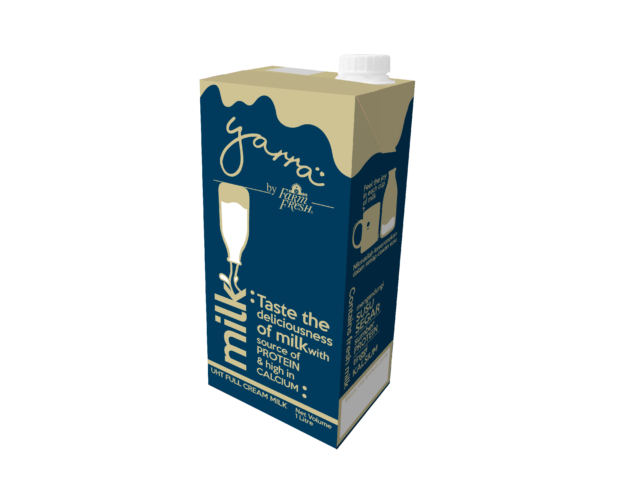 Farm Fresh Yarra Full Cream Milk 1L High Calcium & Protein