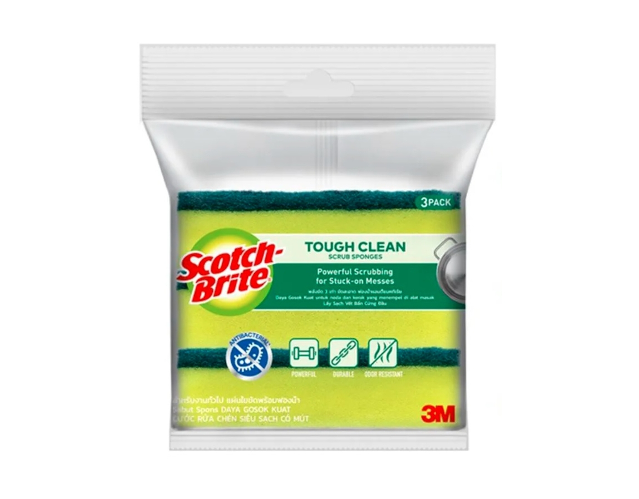 Scotch Brite Tough Clean Scrub Sponges