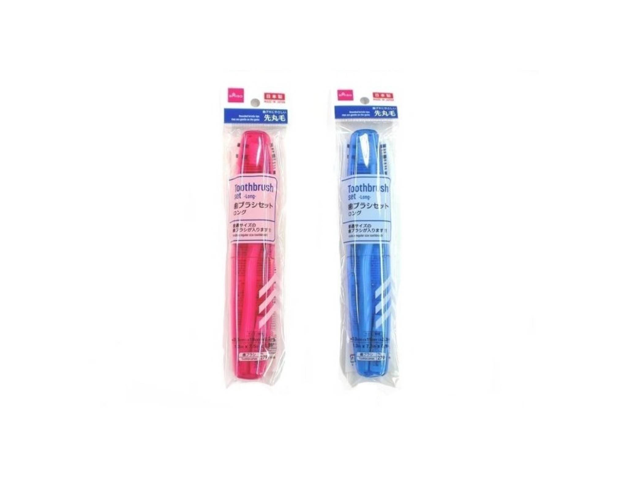Daiso [SELECTED RANDOMLY] Toothbrush Set Long | myaeon2go