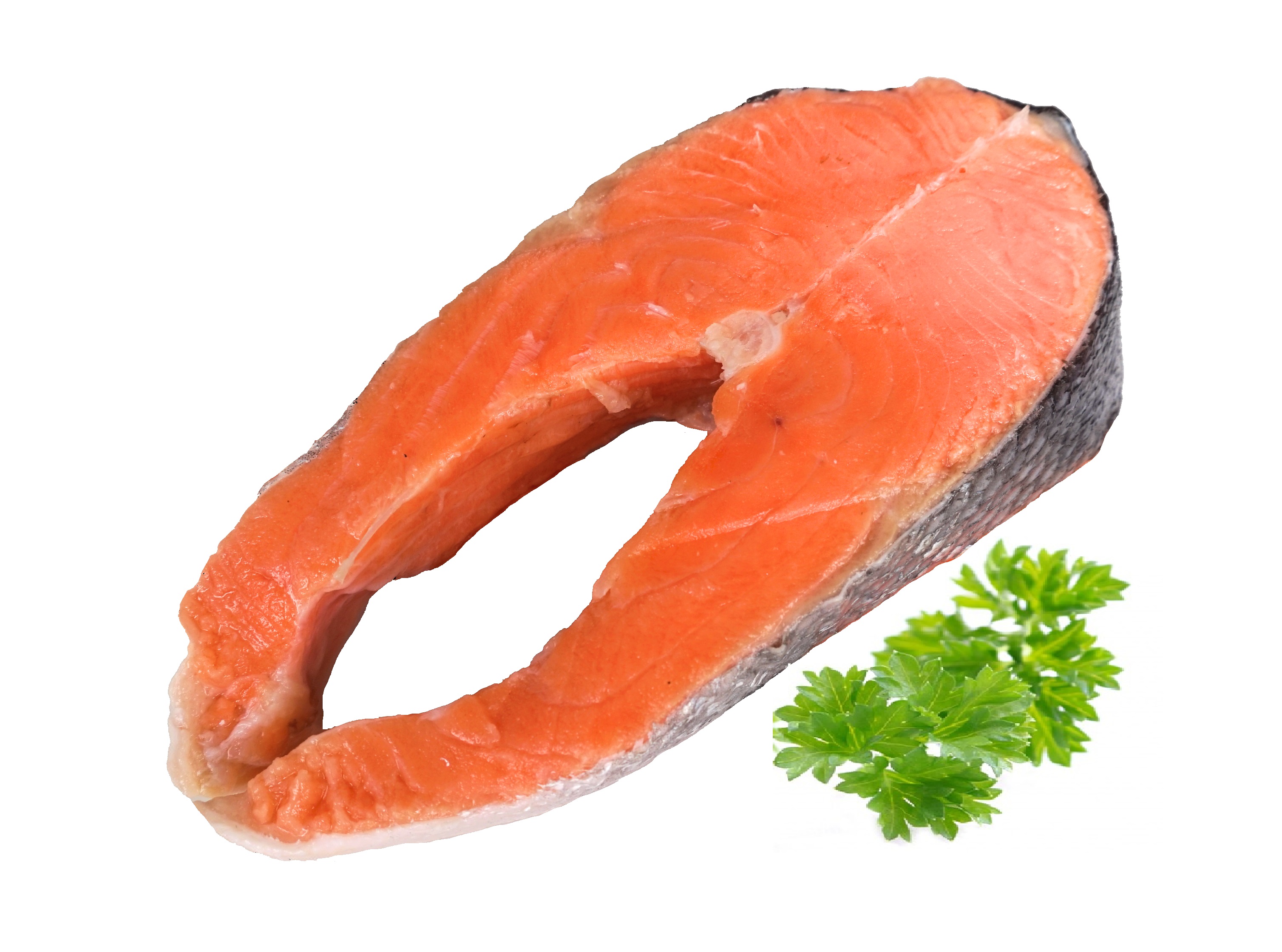Coho Salmon Steak Cut