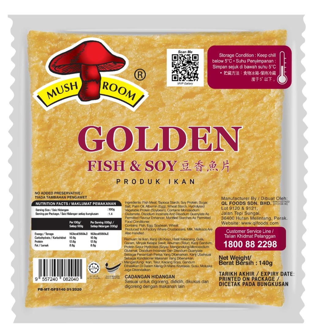 Mushroom Golden Fish & Soy