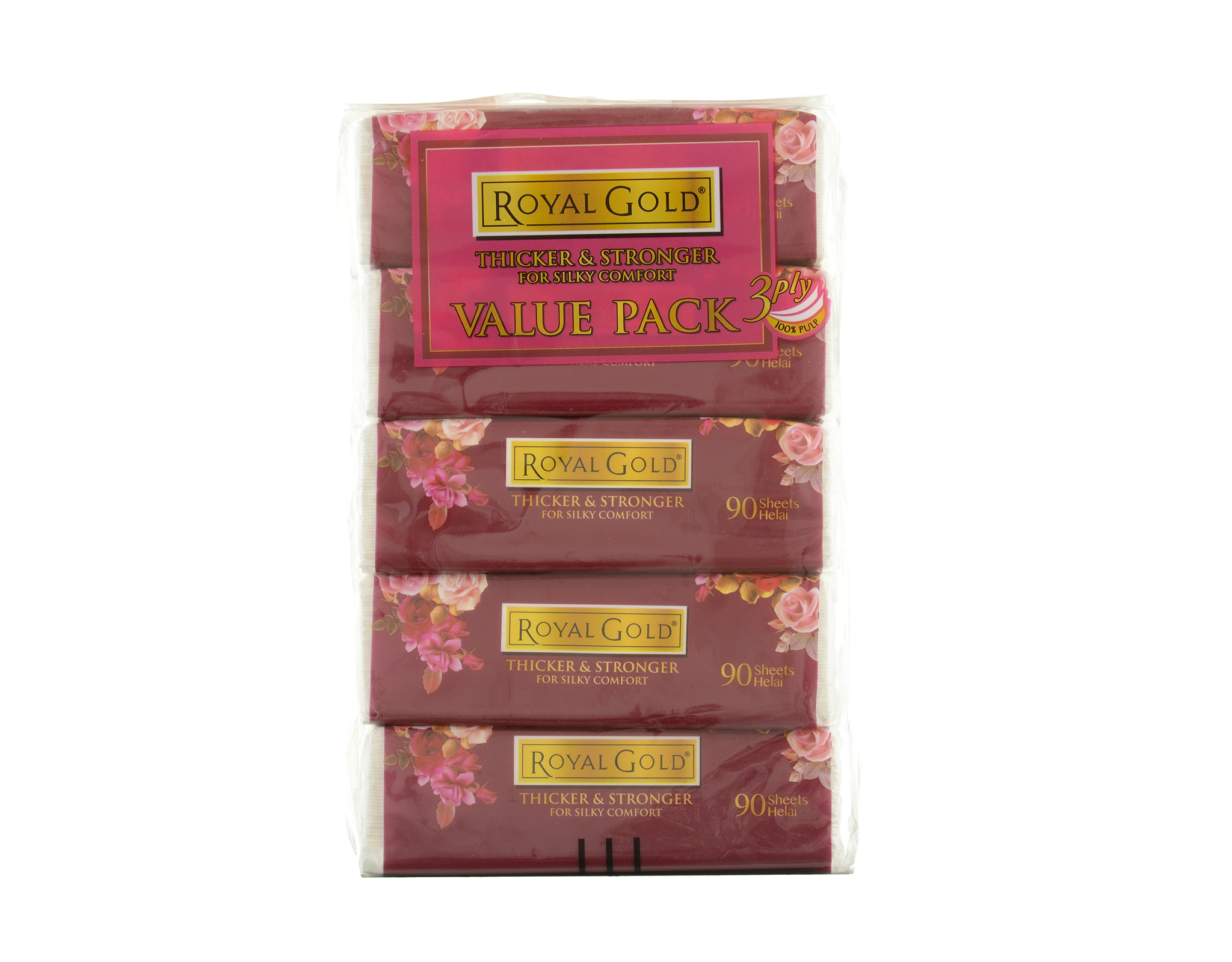 Royal Gold Luxurious White Twin Pack 3 Ply