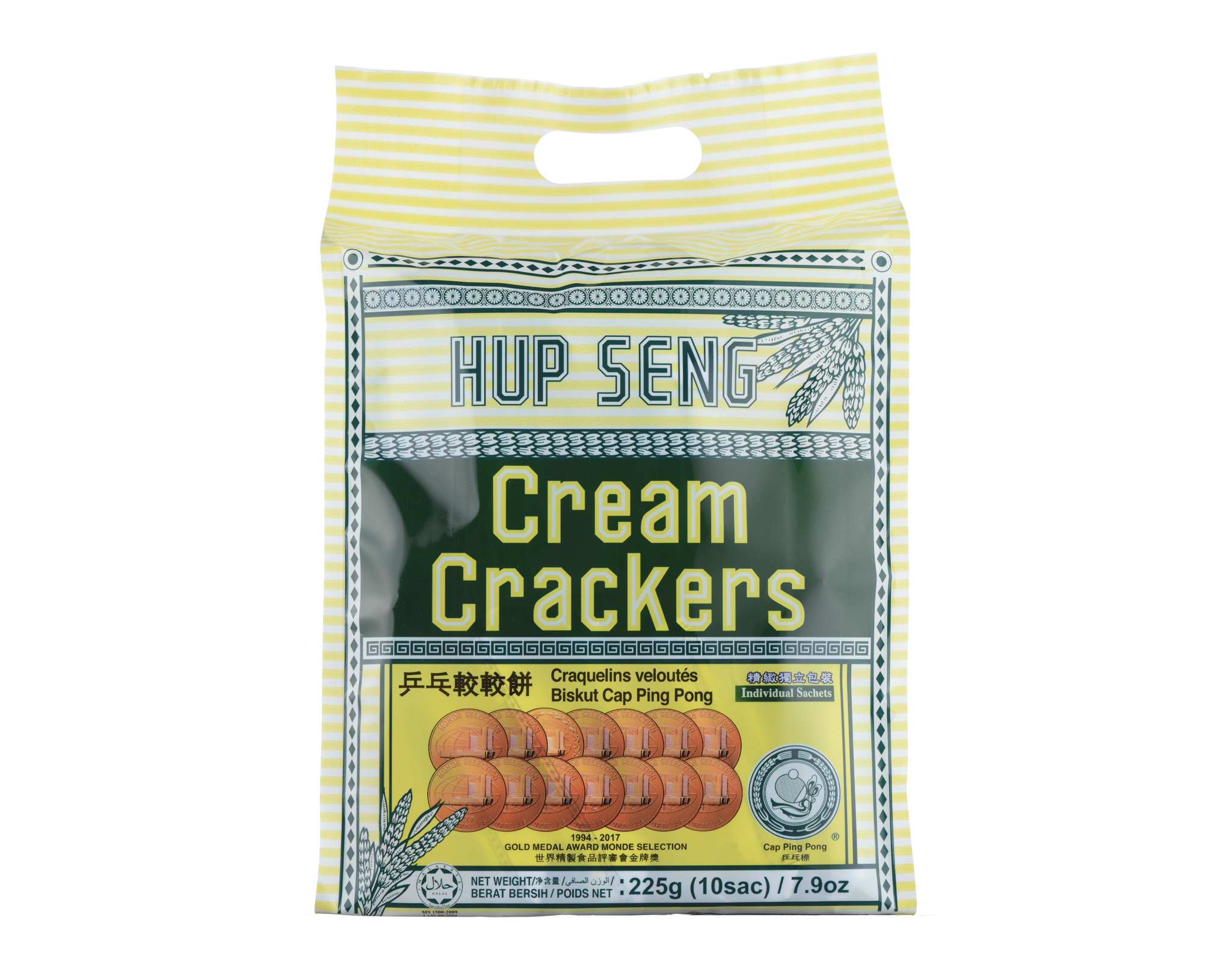 Hup Seng Ping Pong Special Cream Crackers 225g