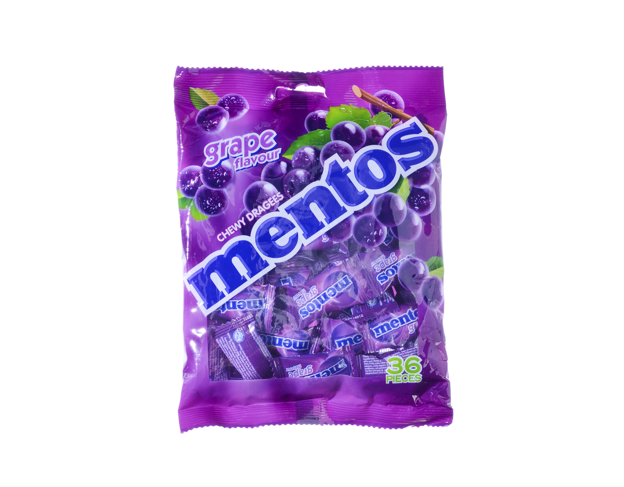 Mentos Grape Chewy Dragee Bag