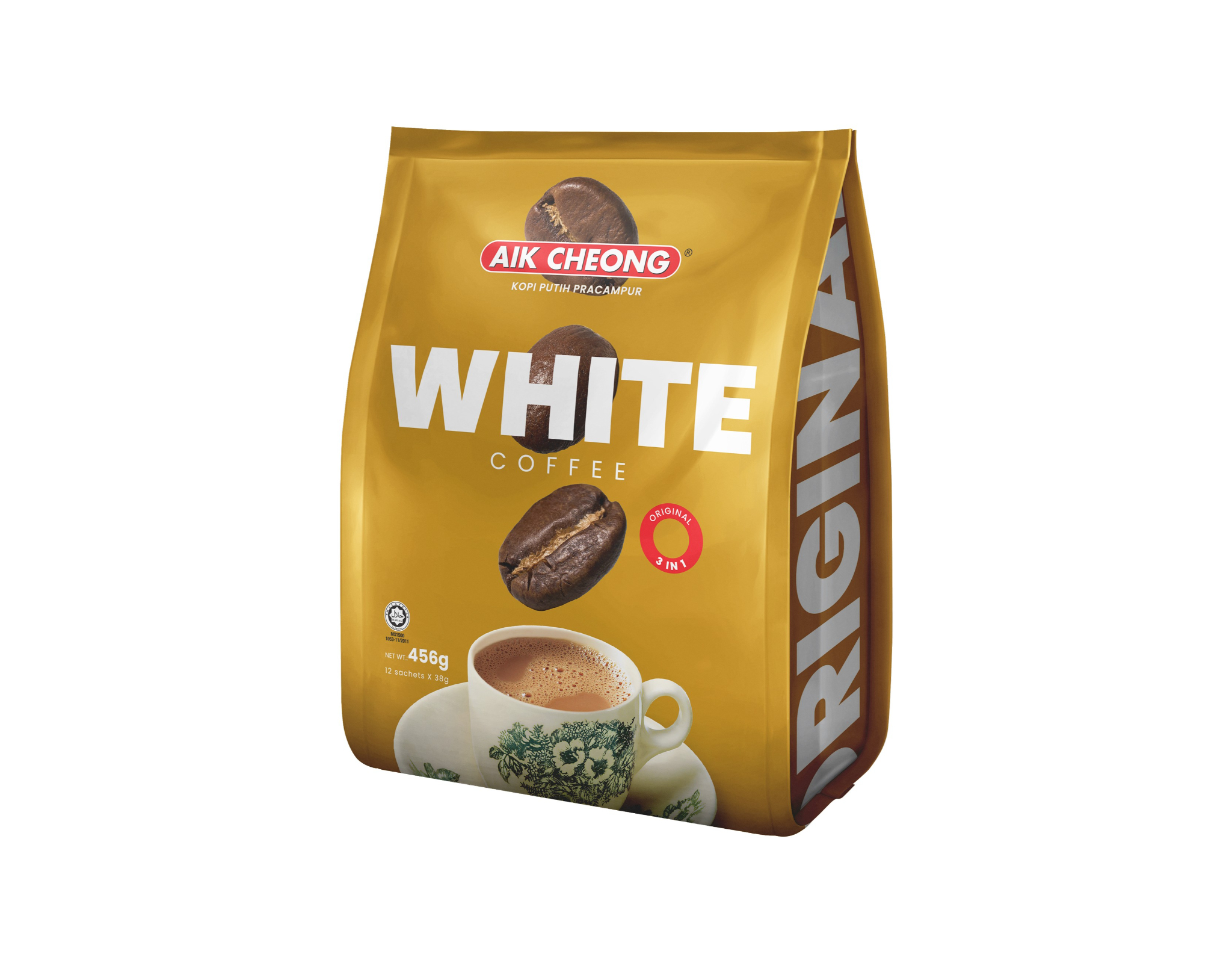 Aik Cheong White Coffee 3 in 1 Original, 456g
