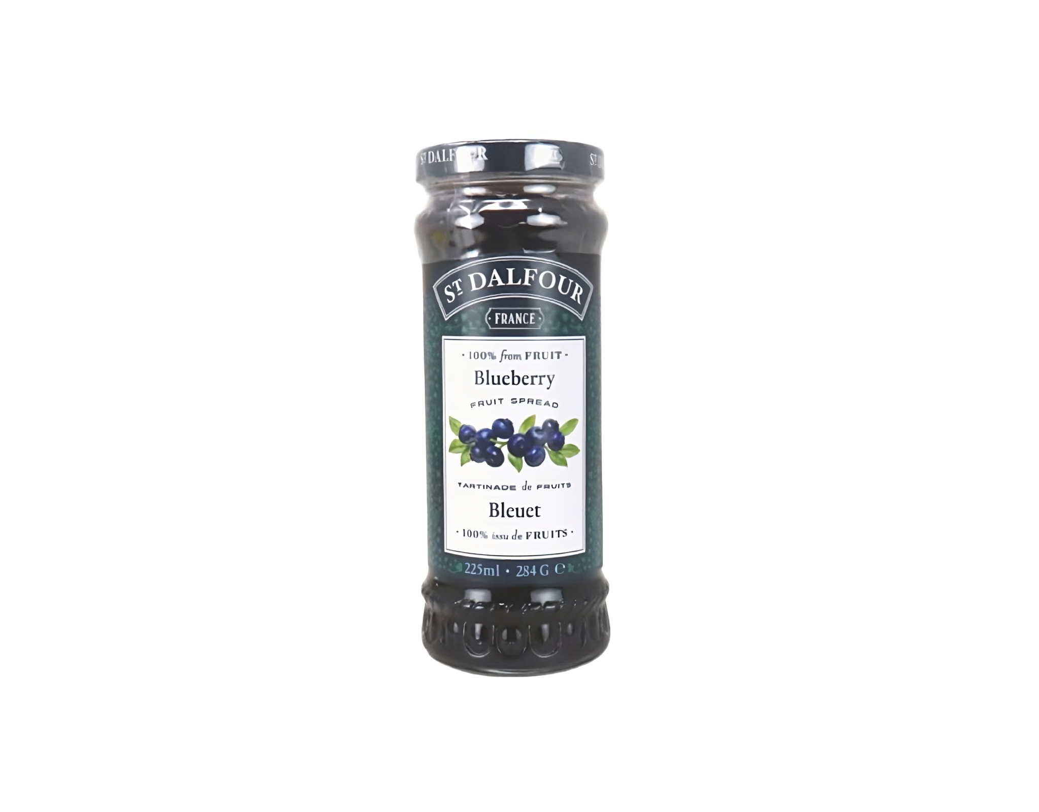 St. Dalfour Blueberry Jam, 284g - Natural Fruit Spread