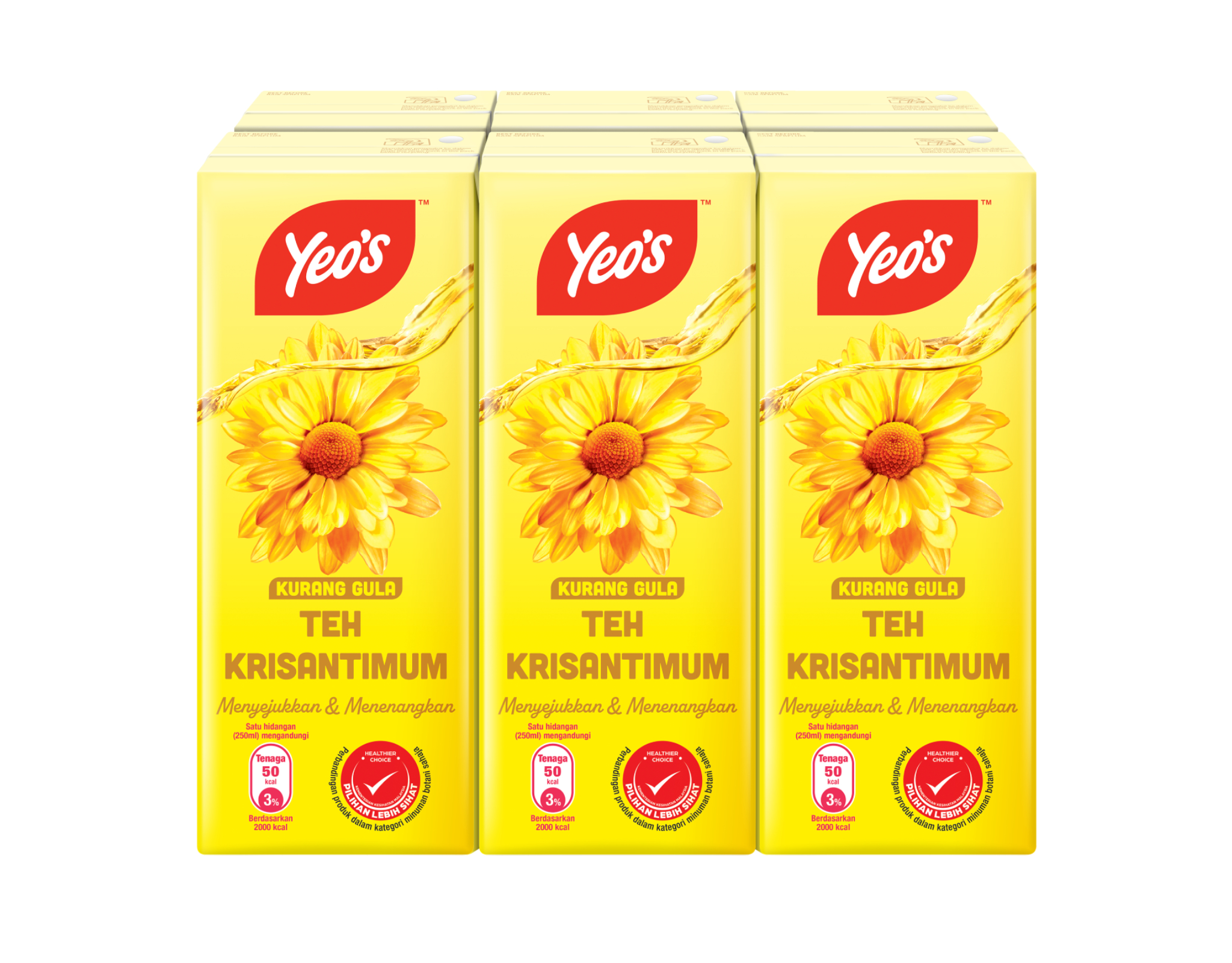 Yeo's Chrysanthemum Tea, 6 x 250 ml