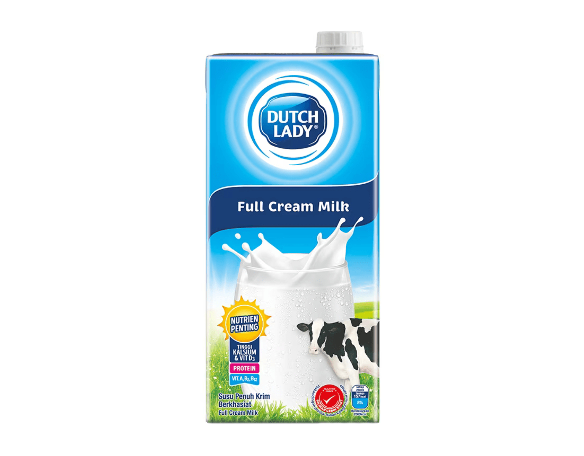 Dutch Lady Full Cream Milk 1L – Rich in Vitamins