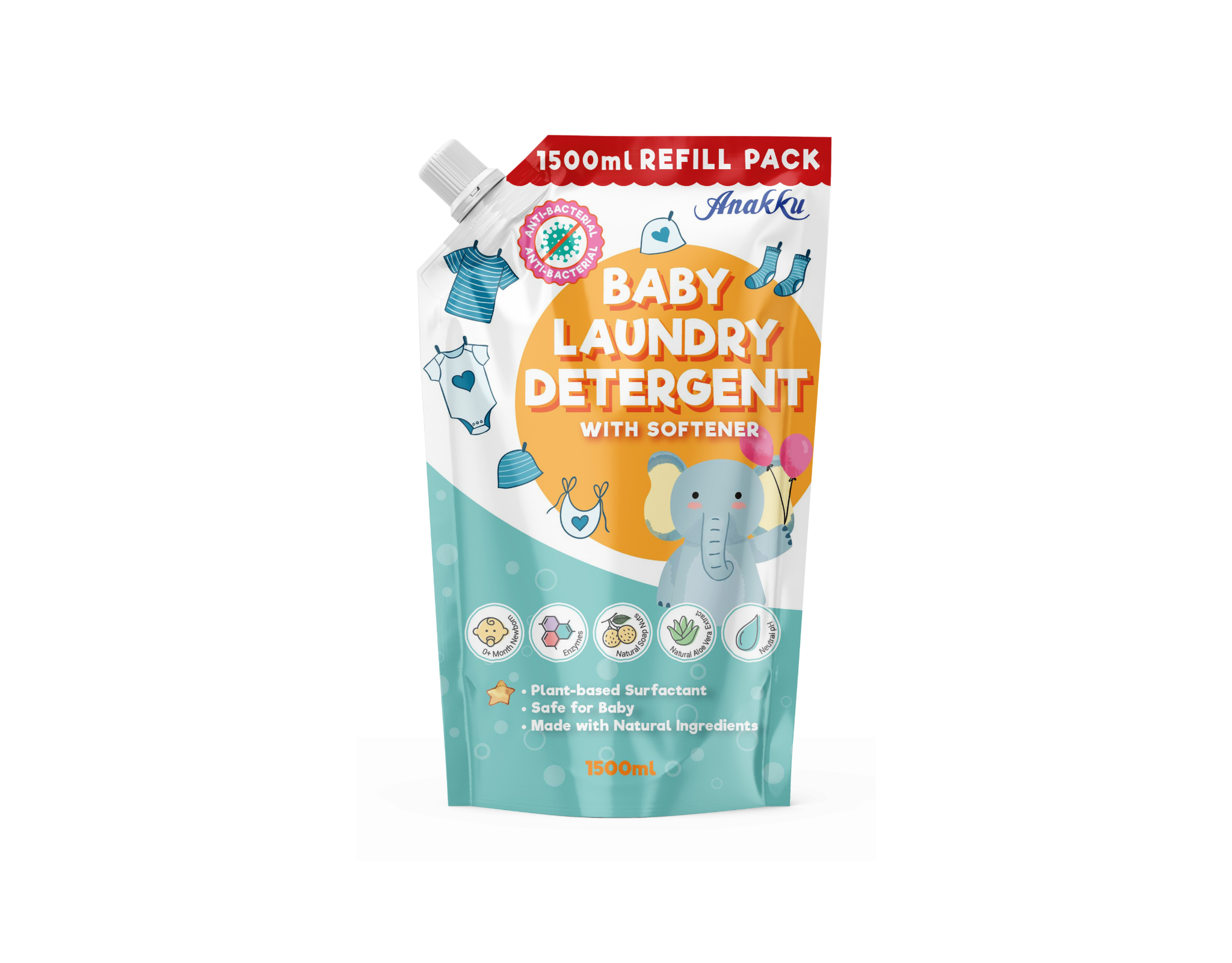 Anakku Laundry Detergent With Softener Refill