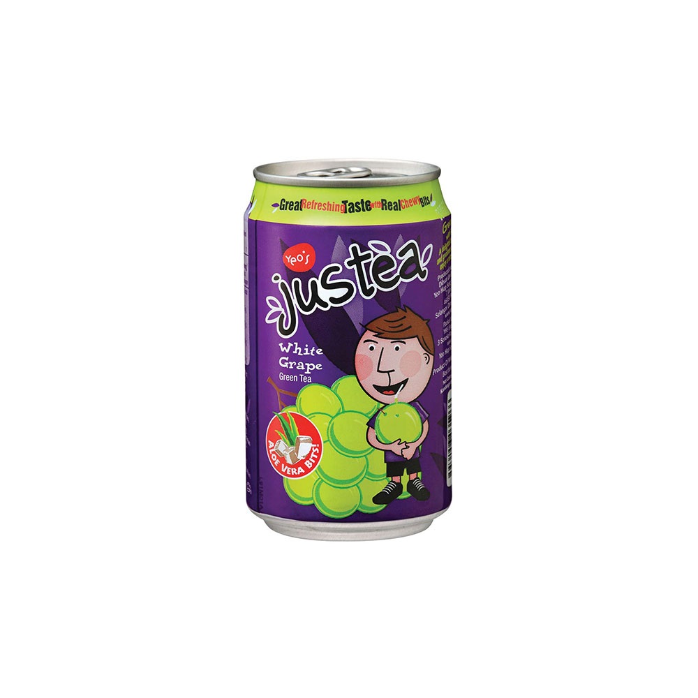 Justea Justea Green Tea White Grape With Aloe Vera