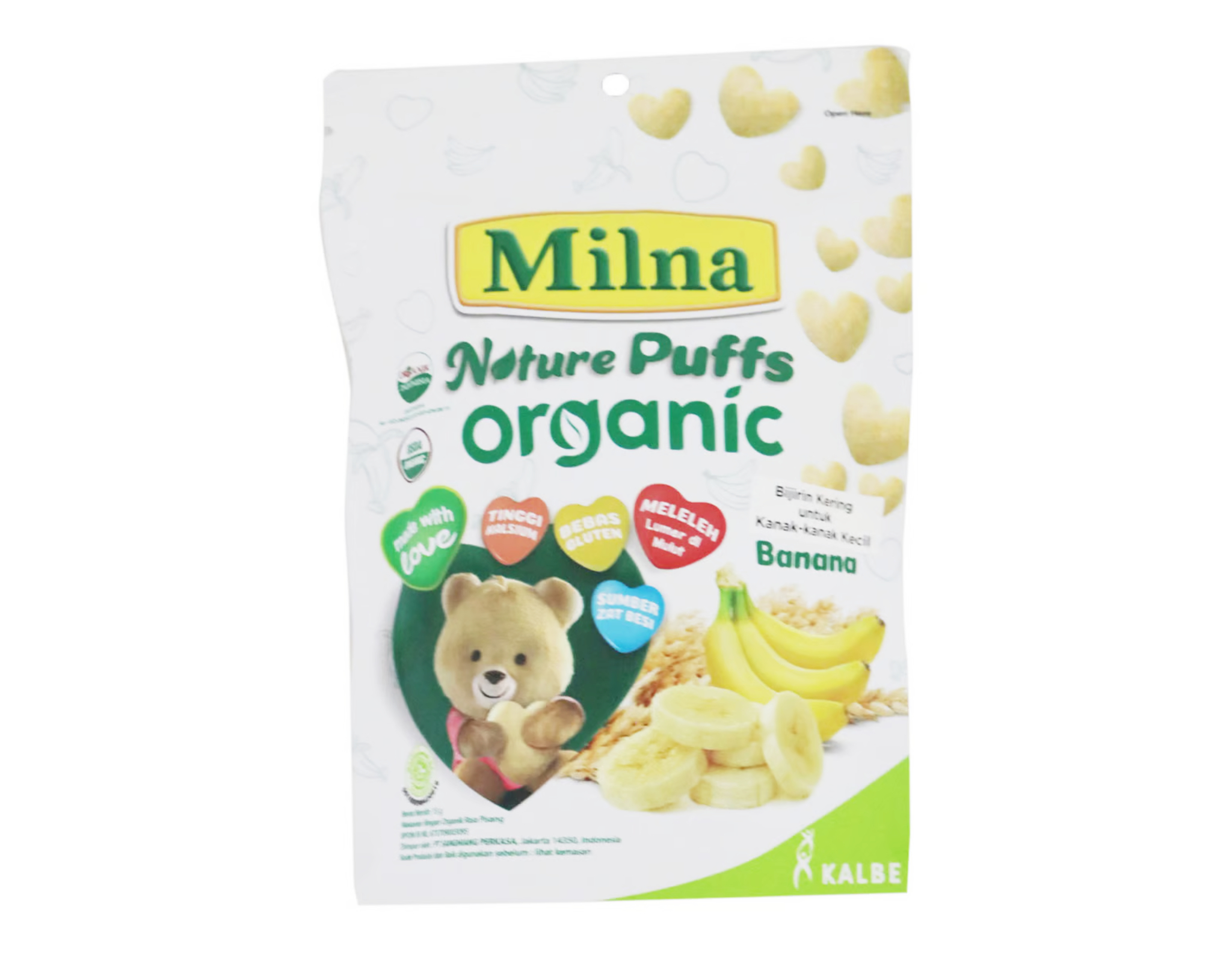 Milna Nature Puff Organic Banana