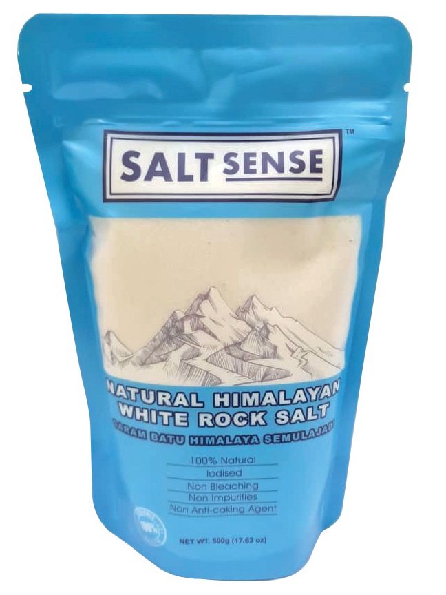 Salt Sense Natural Himalayan White Rock Salt