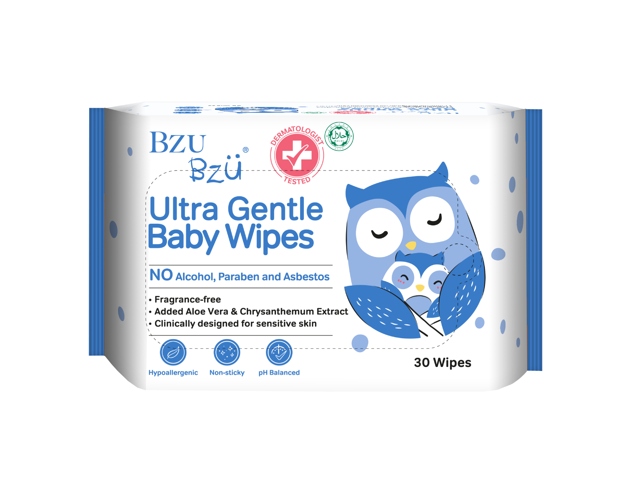 Bzu Bzu Baby Wipes Ultra Gentle