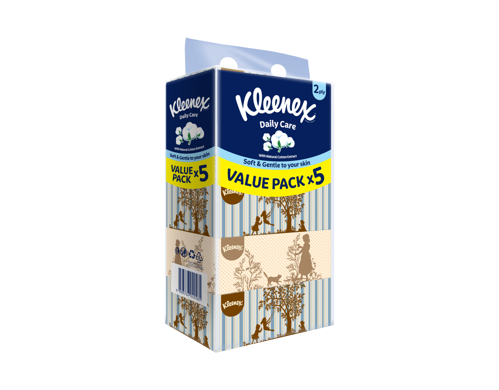 Kleenex Facial Tissue Vintage Box 2Ply