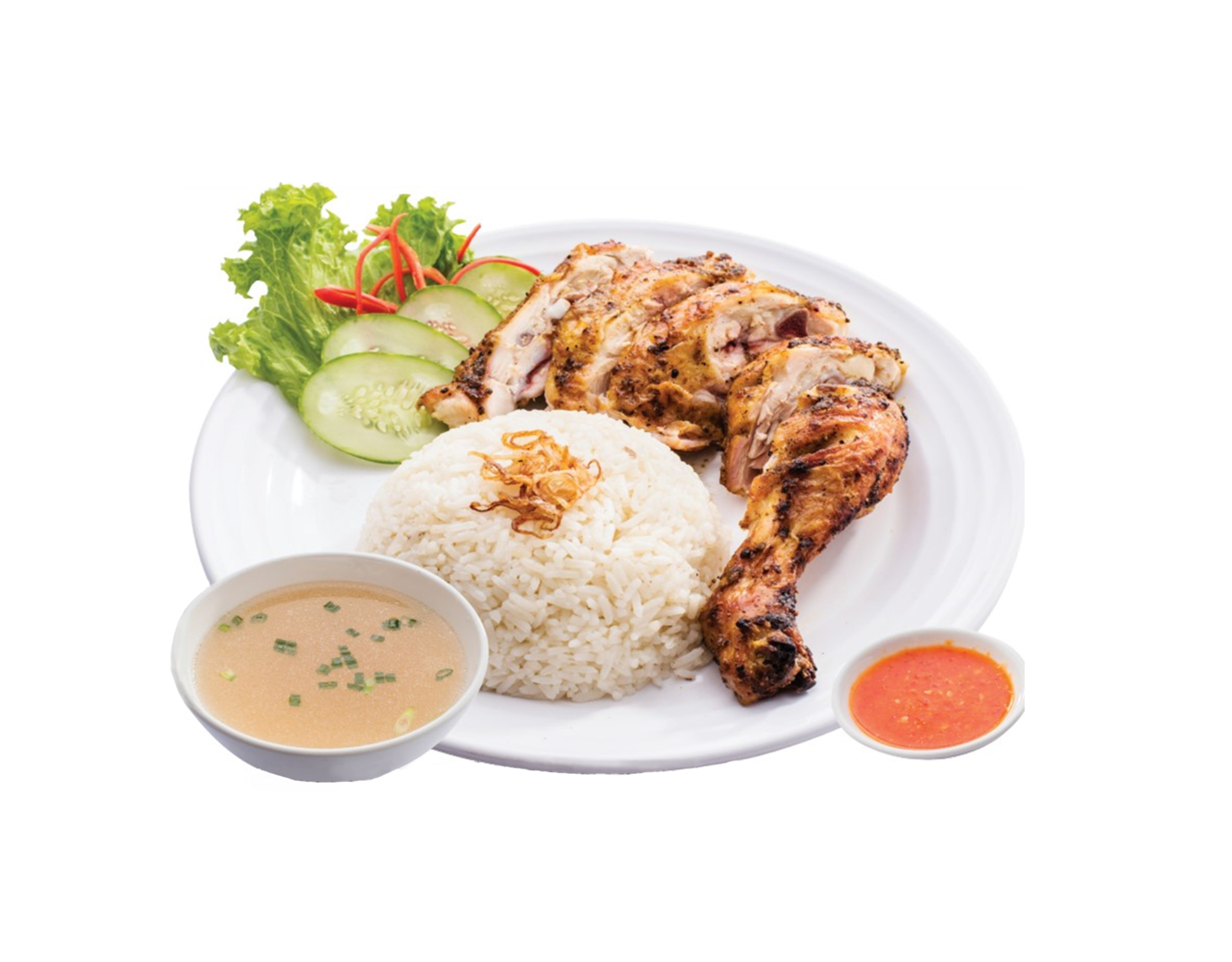 Farm's Essence Spicy Roasted Chicken Drumstick Rice