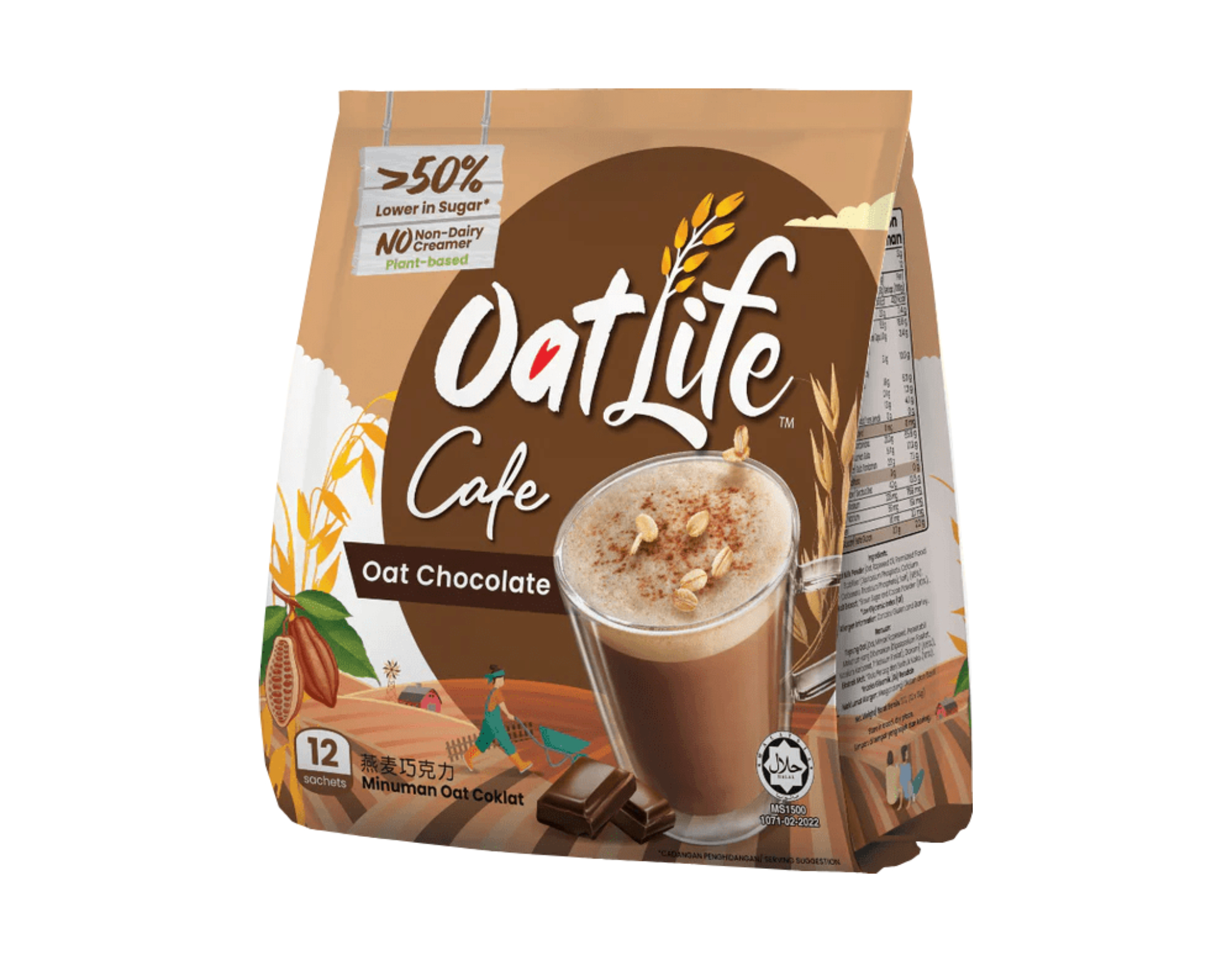 OatLife Oat Chocolate, 12 x 31g