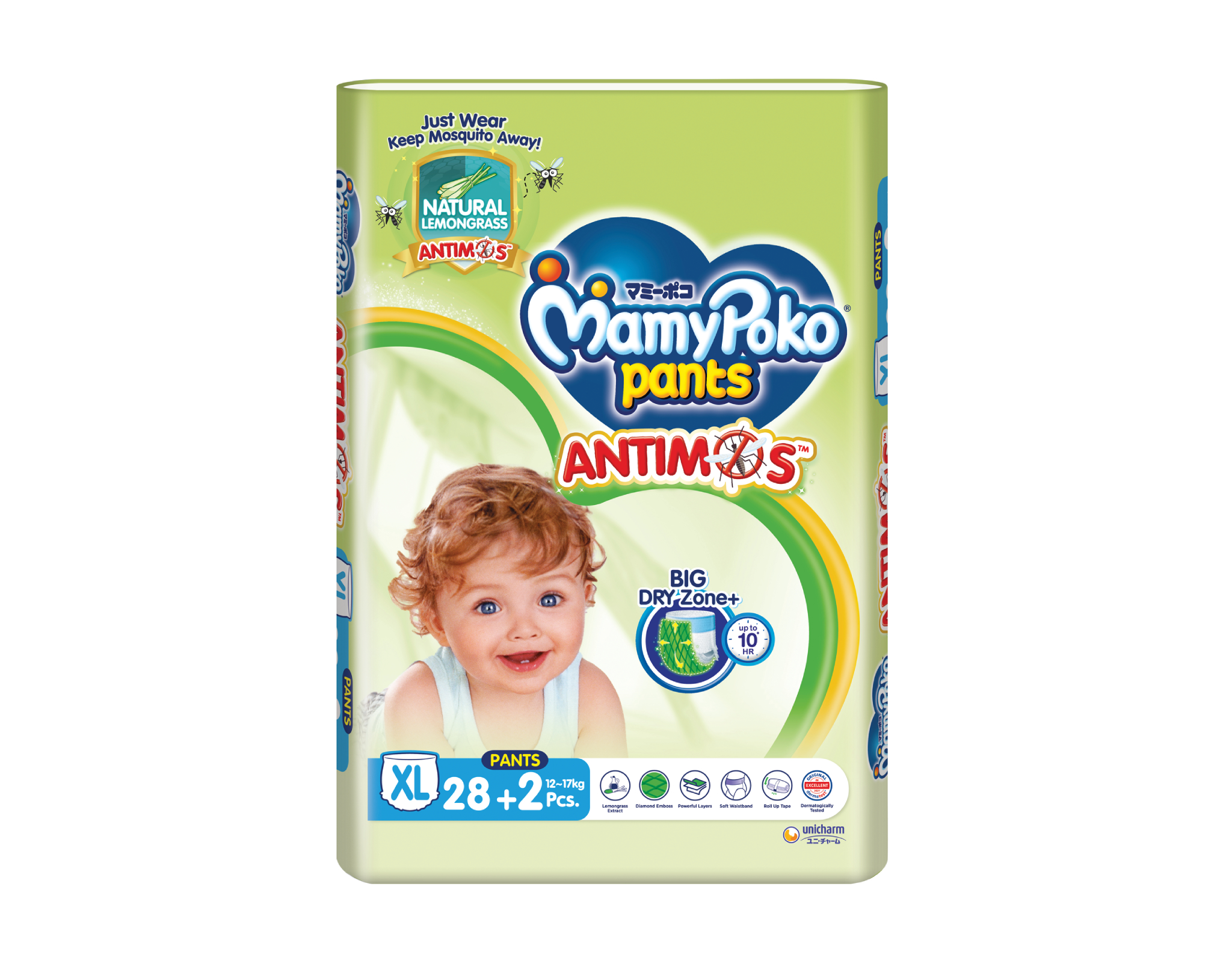 Mamypoko Antimos Pants Xl28 (Extra 2 Pcs)