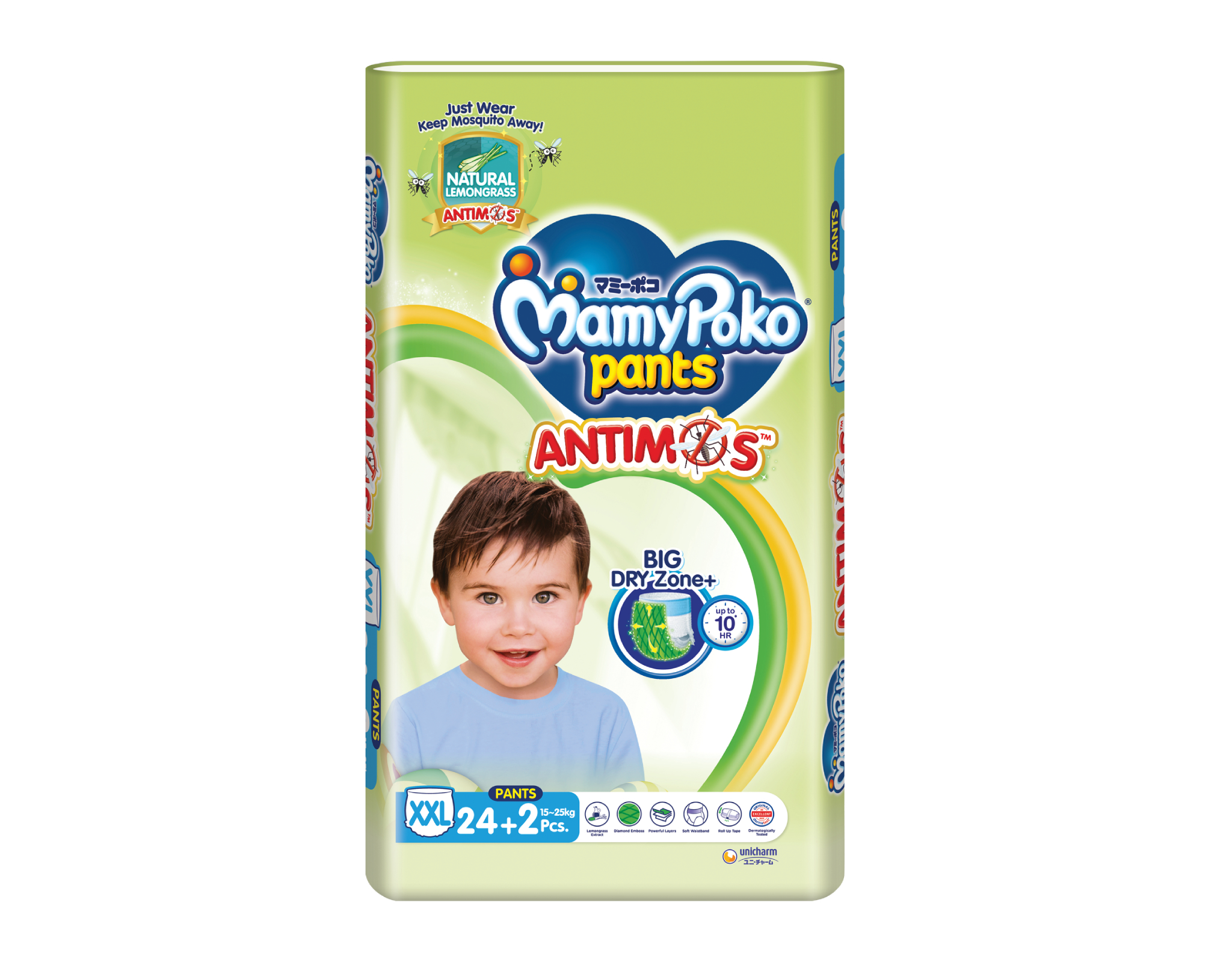 Mamypoko Antimos Pants Xxl24 (Extra 2 Pcs)