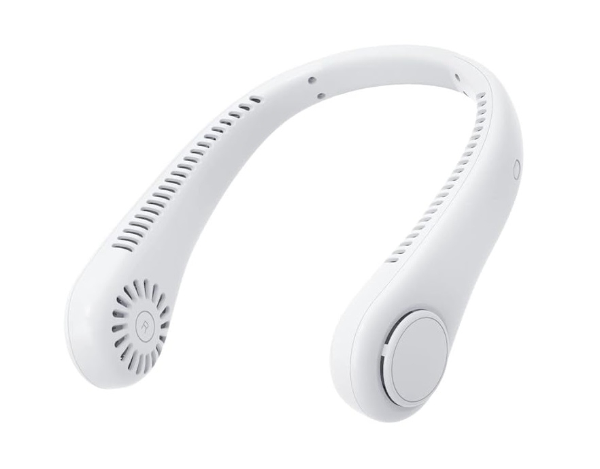 Vaneless Hanging Neck Fan - White | myaeon2go