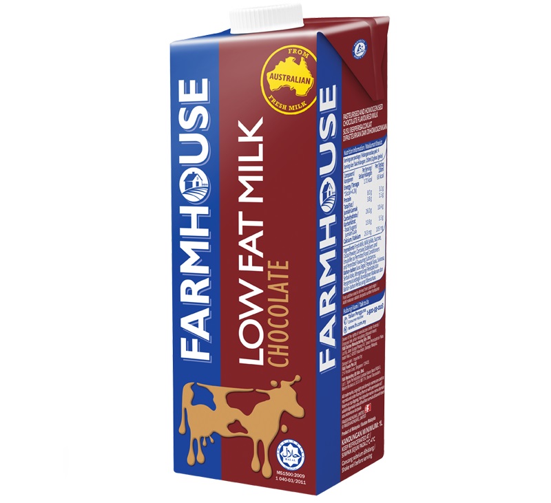 Farmhouse Choc Milk 1L – Pasteurised & Homogenised