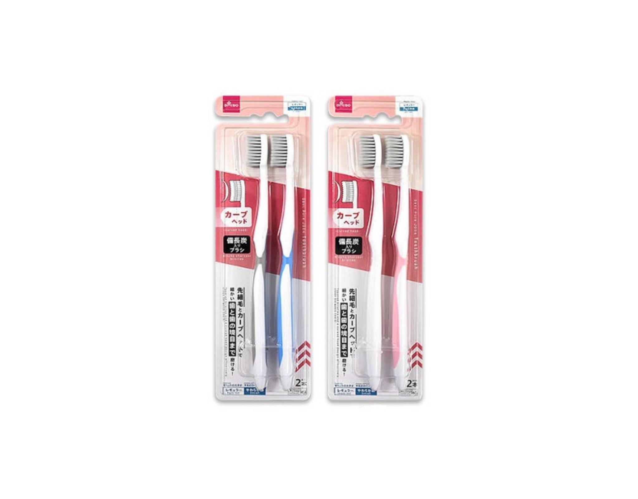 Daiso [SELECTED RANDOMLY] Toothbrush Curved Head (Extra Soft) | myaeon2go