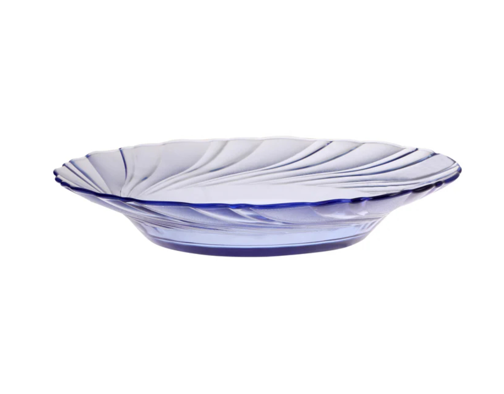 Duralex Beau Rivage Suppenteller 6er Set - 21,5cm, Blau, Hitzebeständig & Spülmaschinenfest