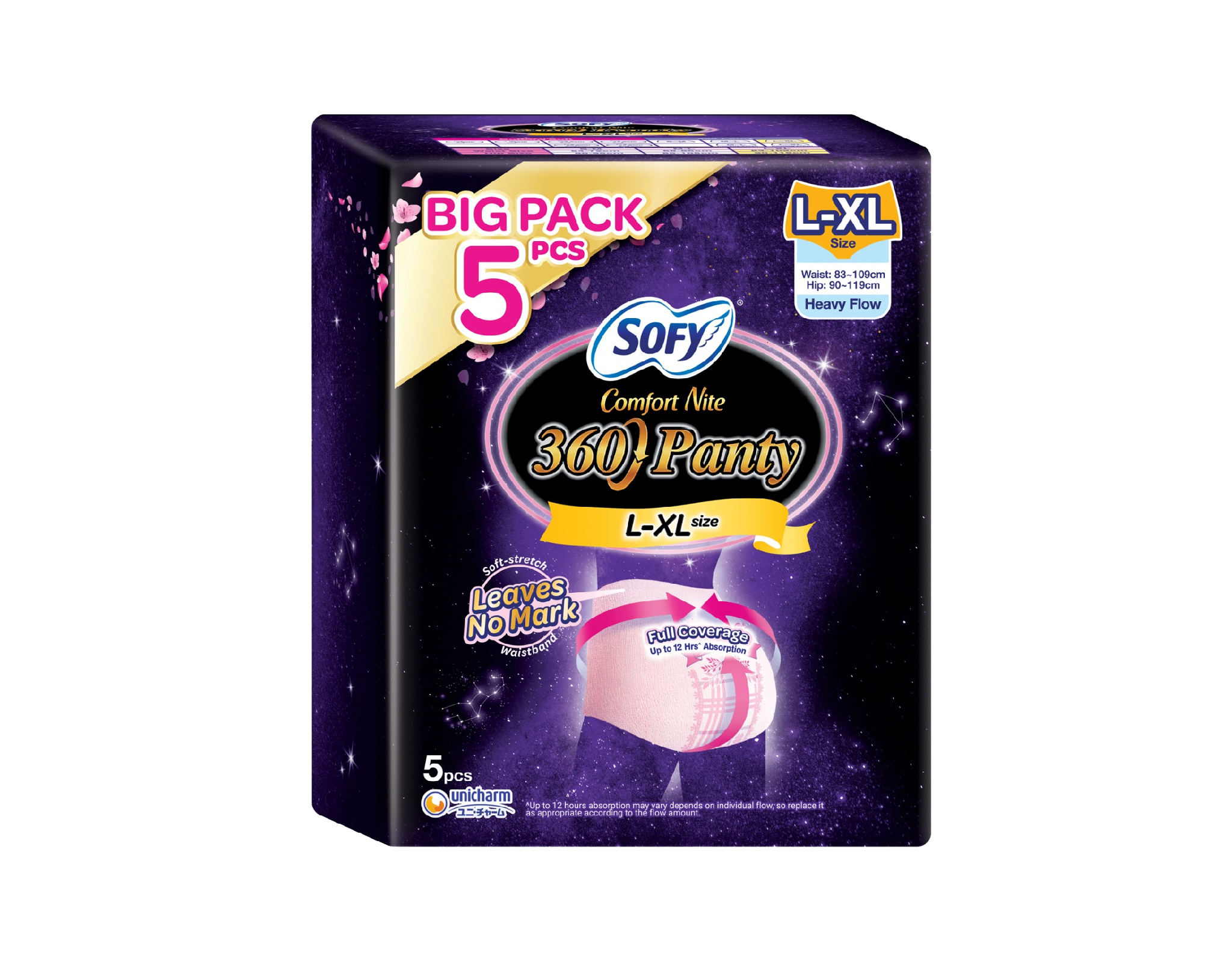 Sofy Comfort Nite 360 Panty L-Xl Size