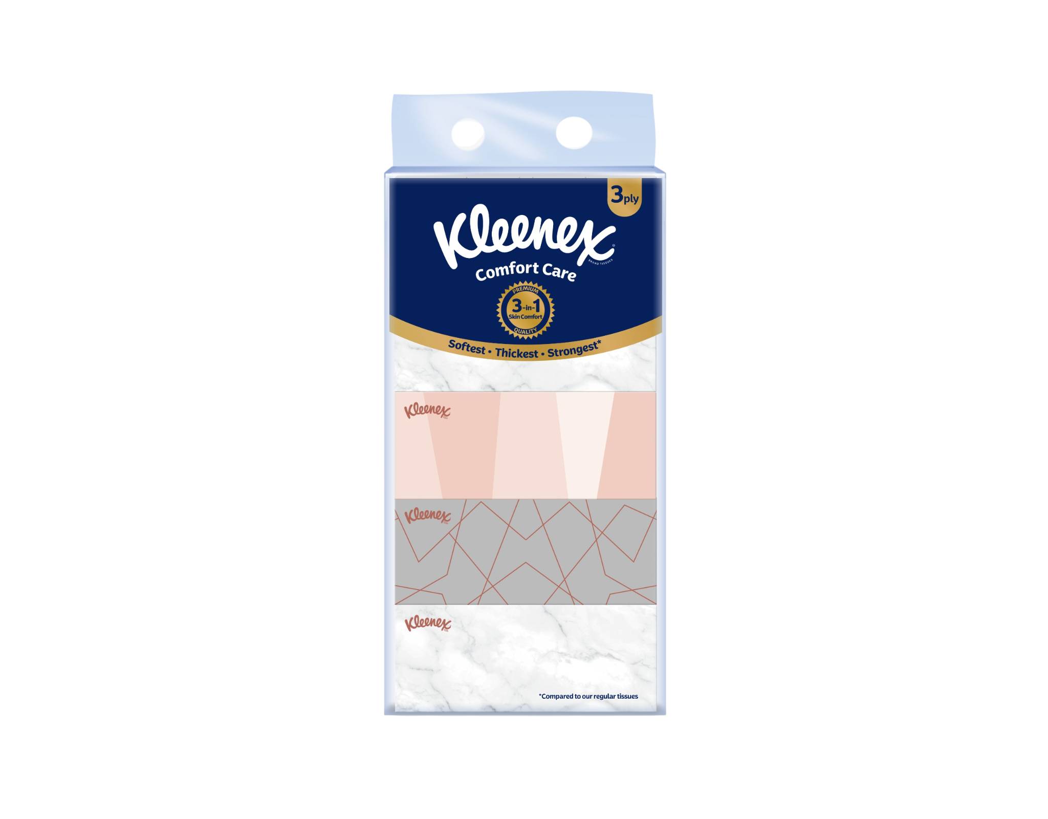 Kleenex Facial Tissue Minimalist Box 3 Ply