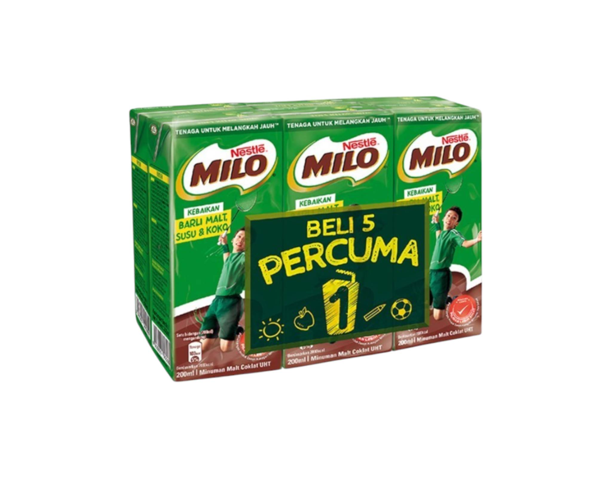 Milo Activ-Go Calciumpluz UHT 6×200ml