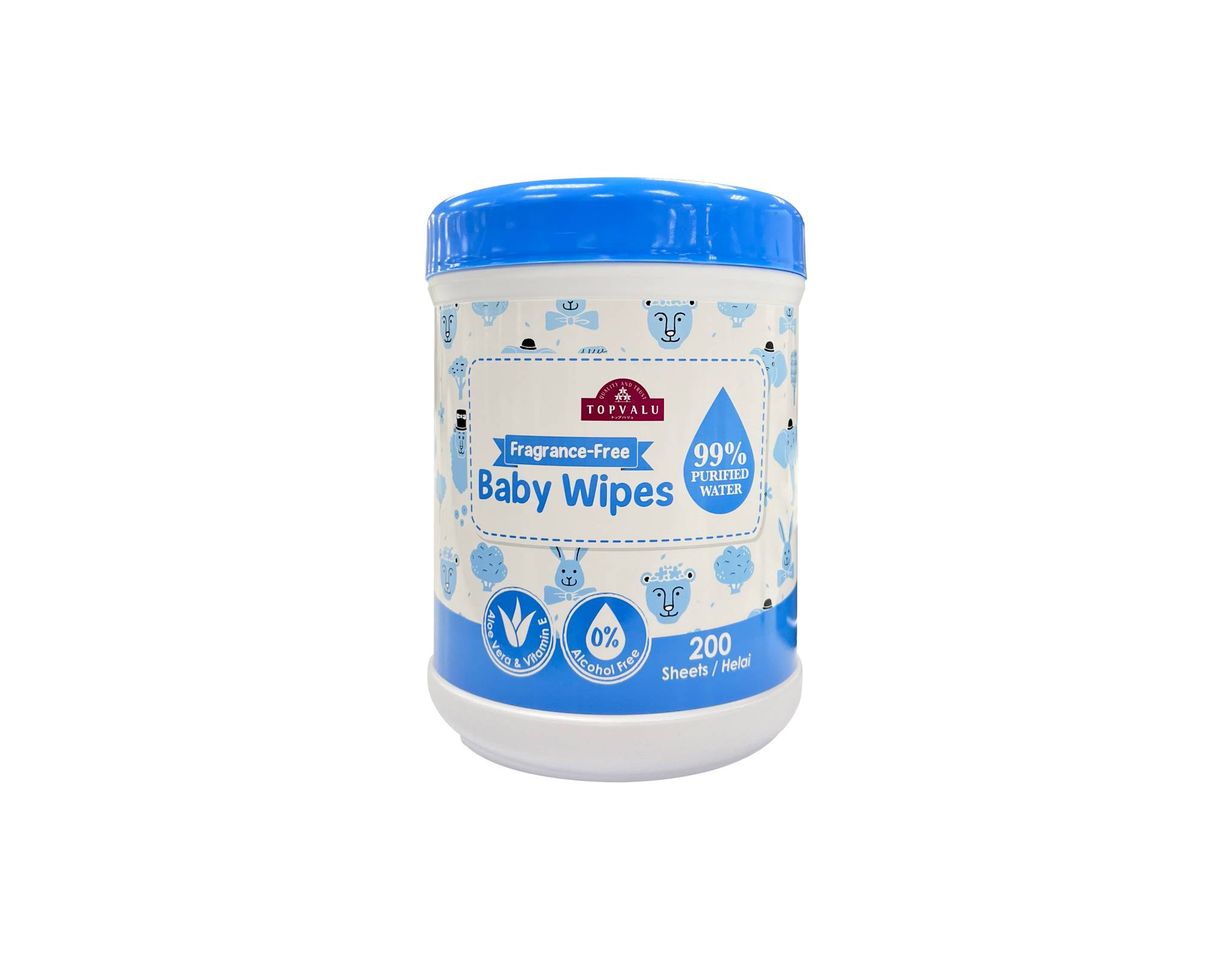 Topvalu Baby Wipes Fragrance Free