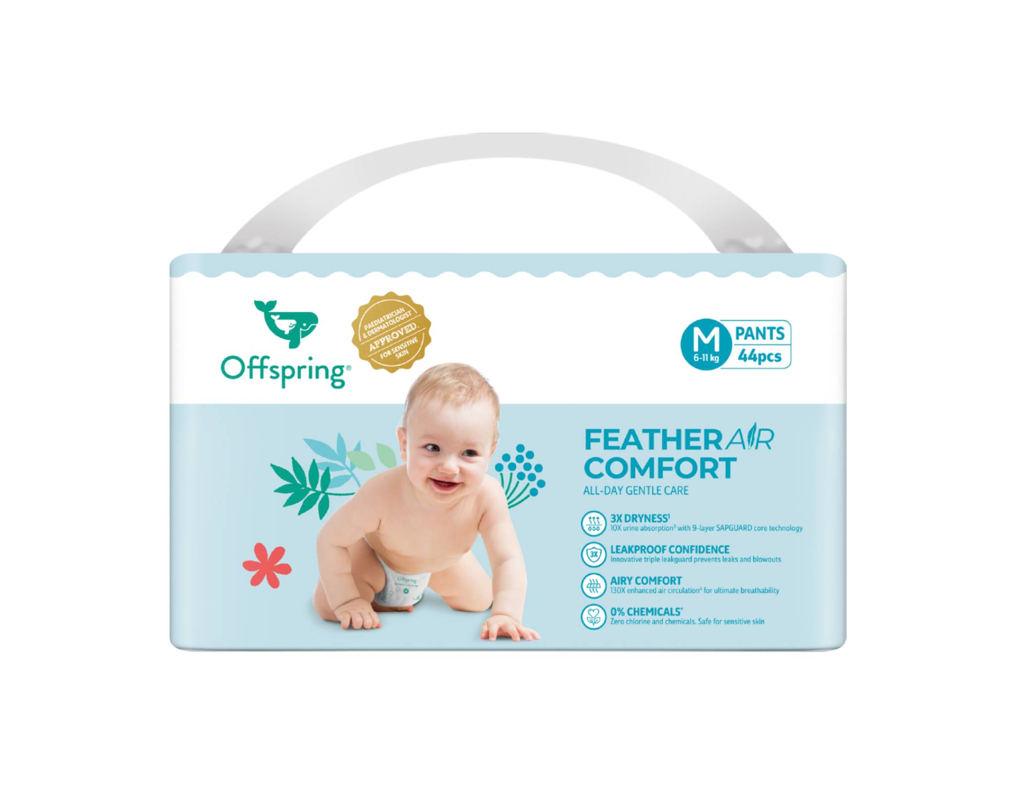 Offspring Feather Air Comfort Tape Baby Diapers