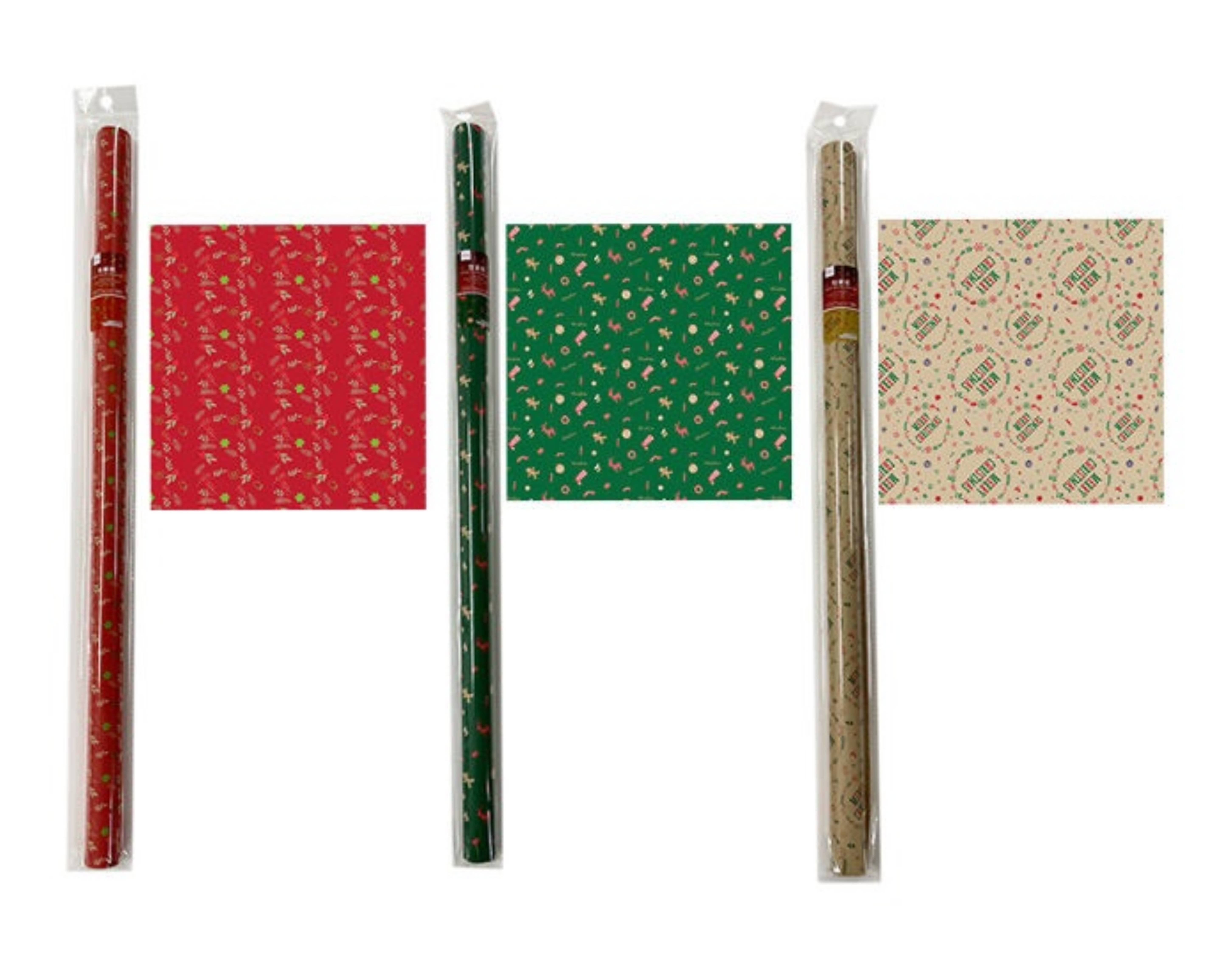 Daiso [SELECTED RANDOMLY] Wrapping Paper Kraft Natural | myaeon2go