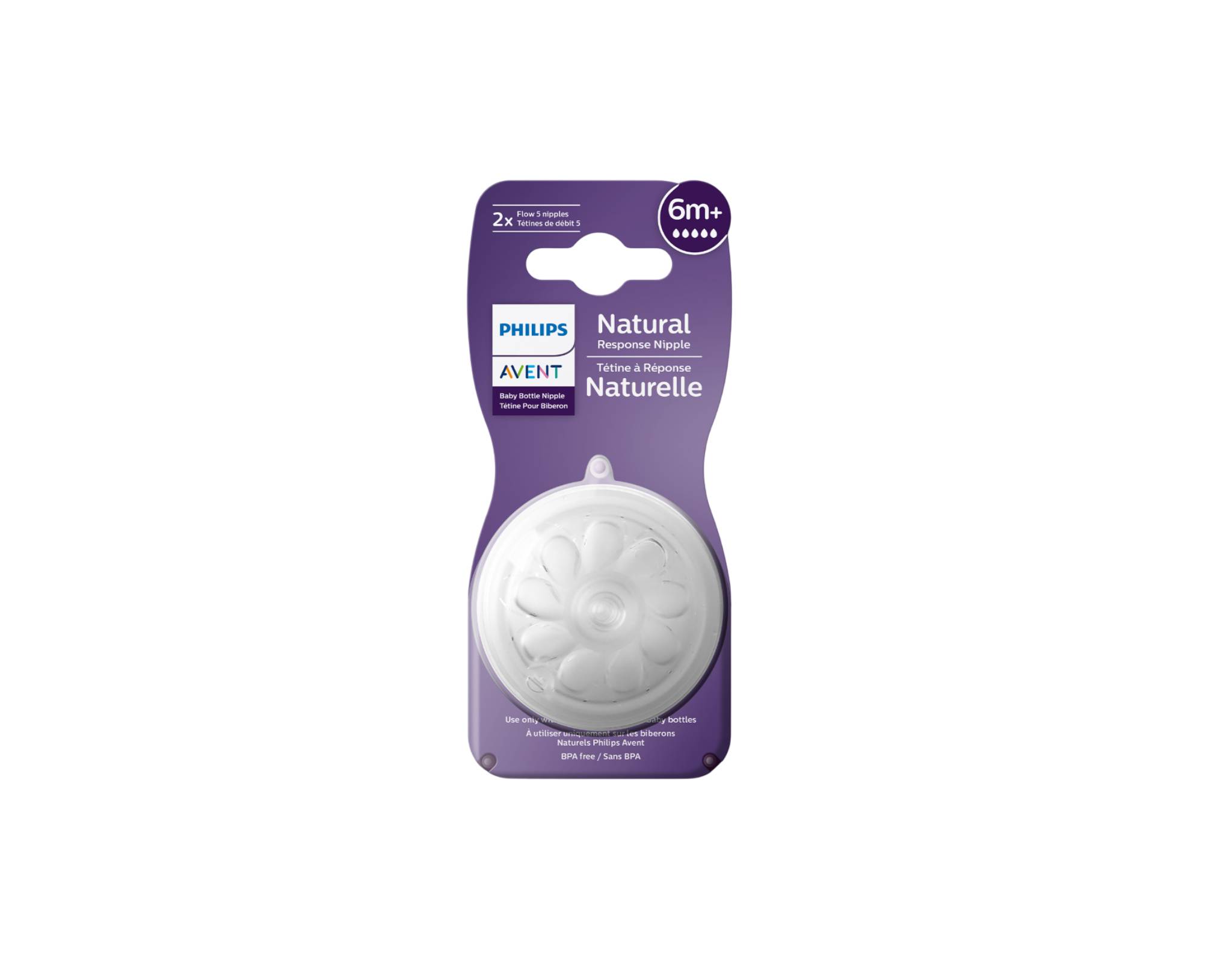 Philips Avent Teat Natural Response Fast Flow 6m+