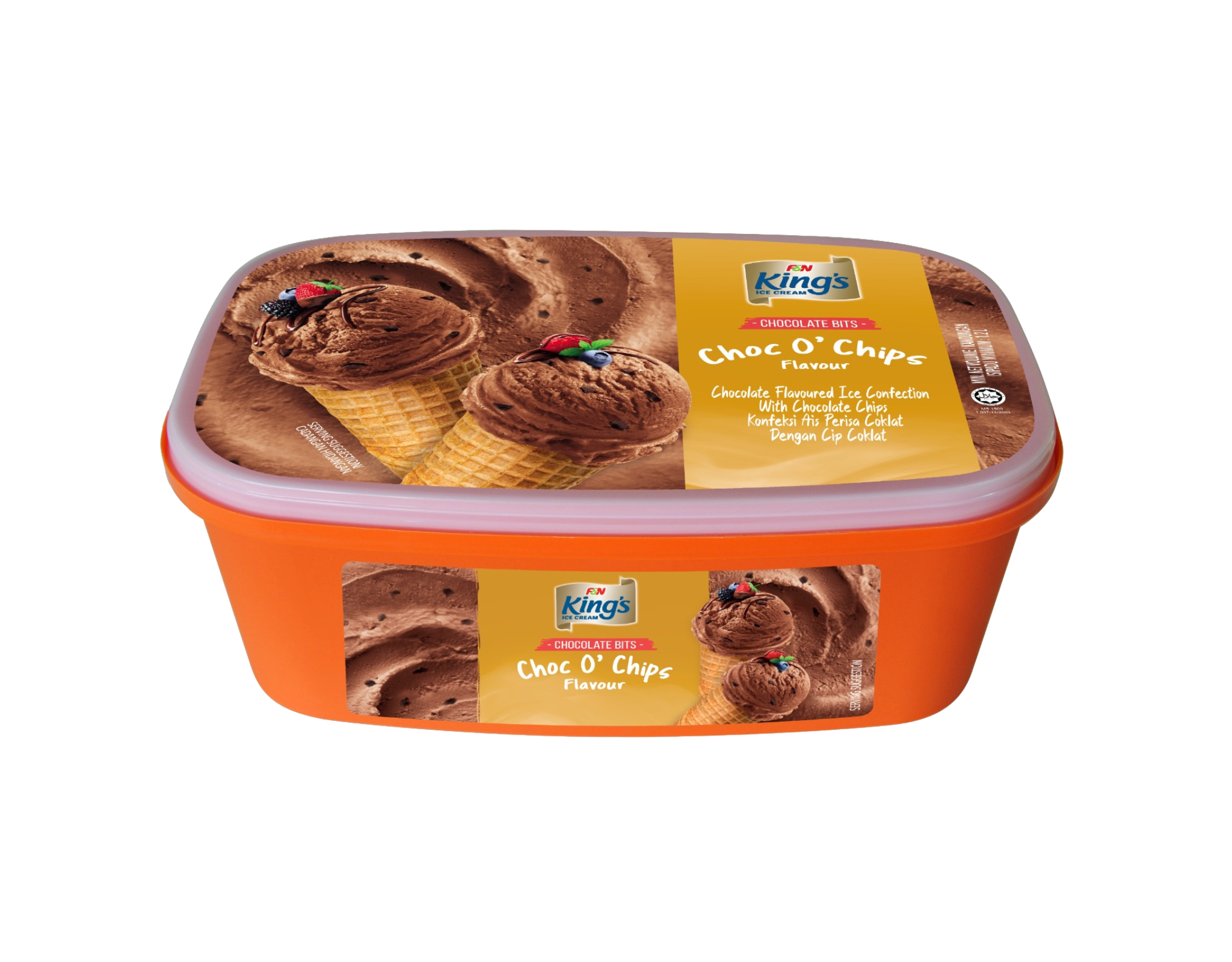 King's Ice Cream Chocolate O' Chip